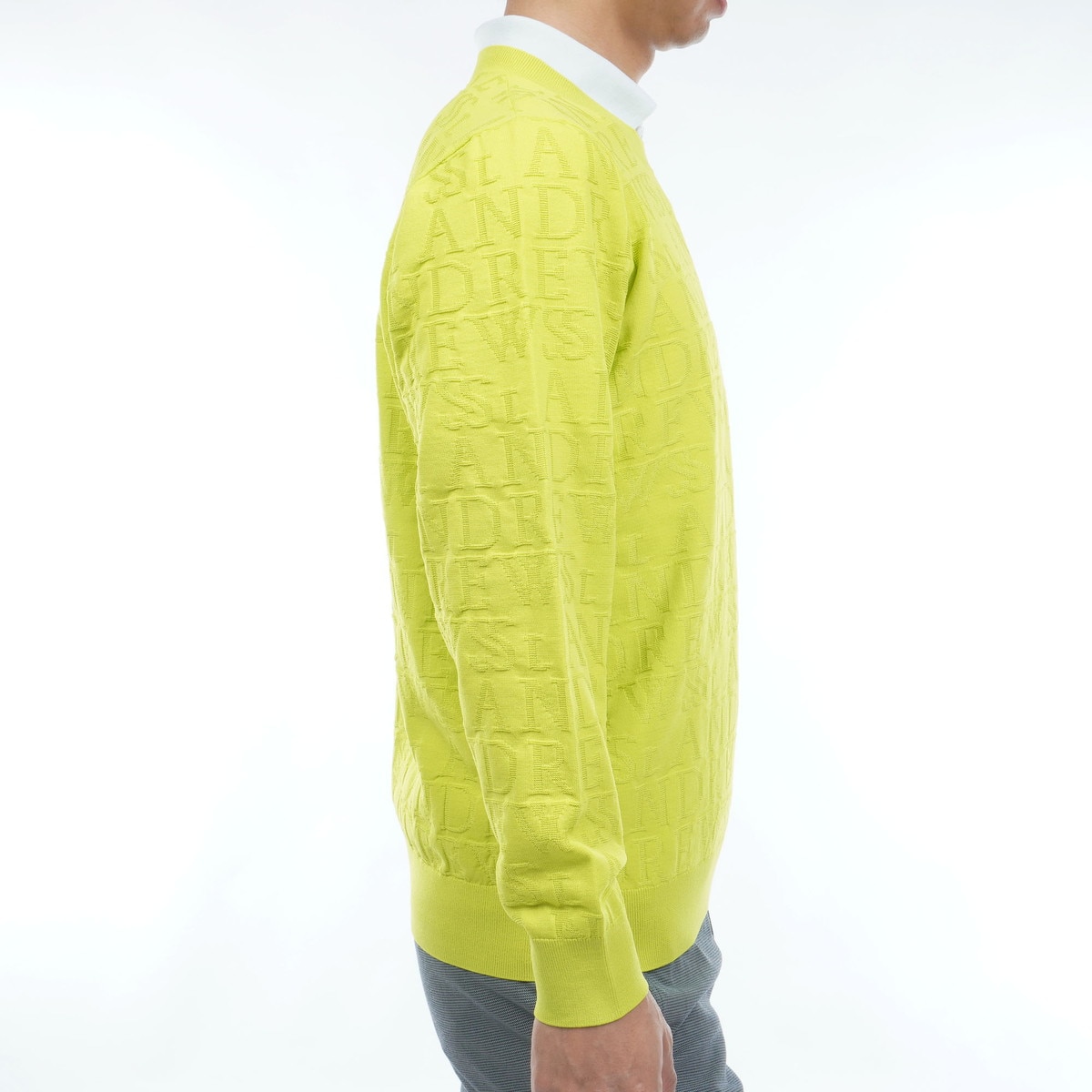 ダブルロゴジャカードプルオーバーセーター(中間着(セーター