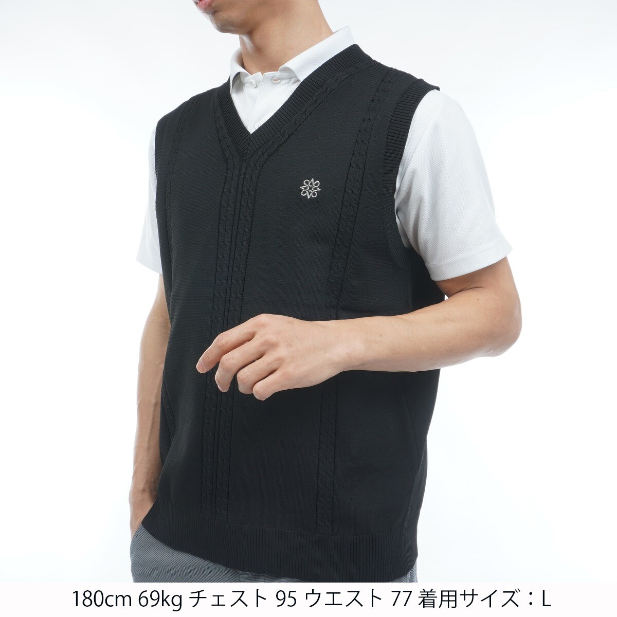 ケーブルニットベスト(ベスト)|St ANDREWS(セント・アンドリュース