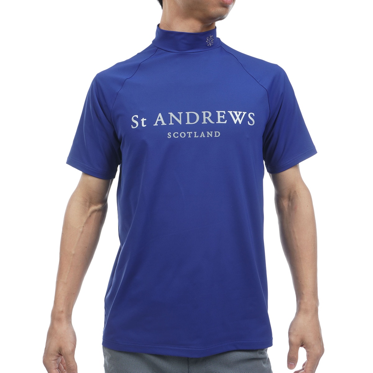 St ANDREWS セントアンドリュース ベア天竺ハーフジップハイネックシャツ ベア天竺ハイネック半袖シャツ(半袖シャツ・ポロシャツ)|St ANDREWS