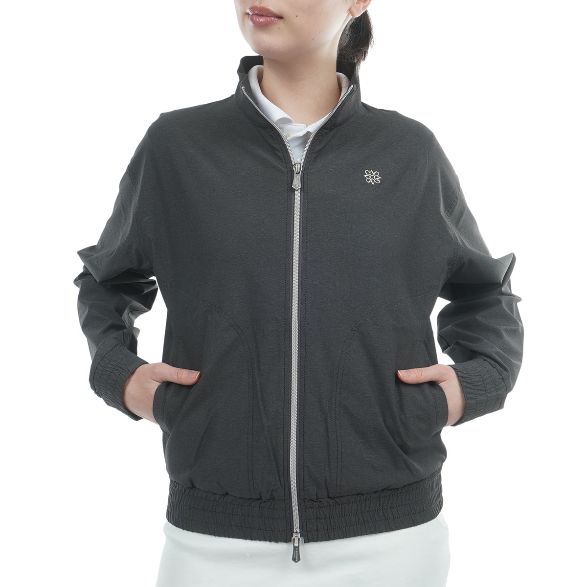 ストレッチタフタブルゾン レディス(アウター(ブルゾン、ウインド