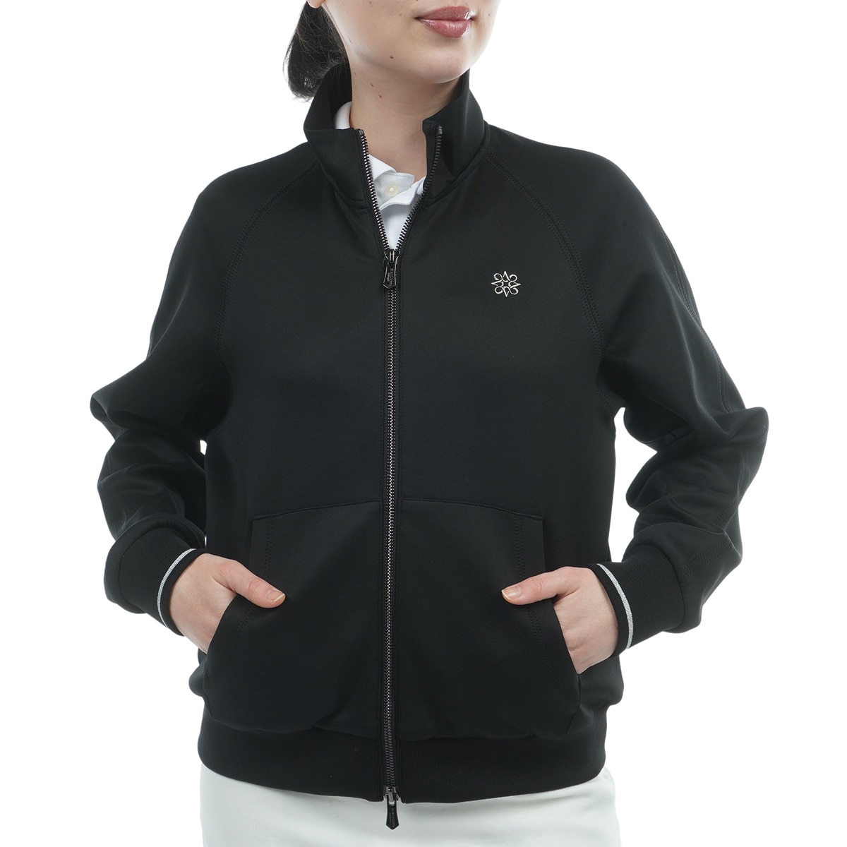 セントアンドリュース ジップ ジャケット ブラック 黒 S 新品 セントアンドリュース アウター 通販｜GDOゴルフショップ