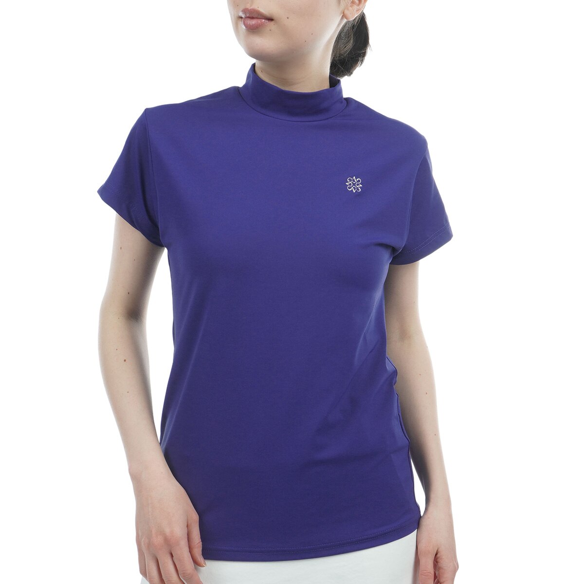 ベア天竺ハイネック半袖シャツ レディス(半袖シャツ・ポロシャツ)|St