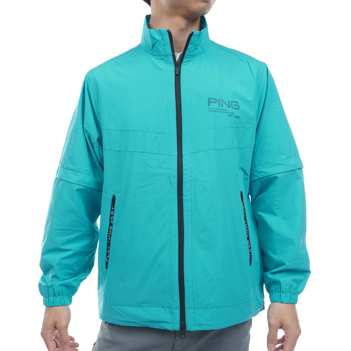 2WAY 撥水ブルゾン(アウター(ブルゾン、ウインド、ジャケット))|PING