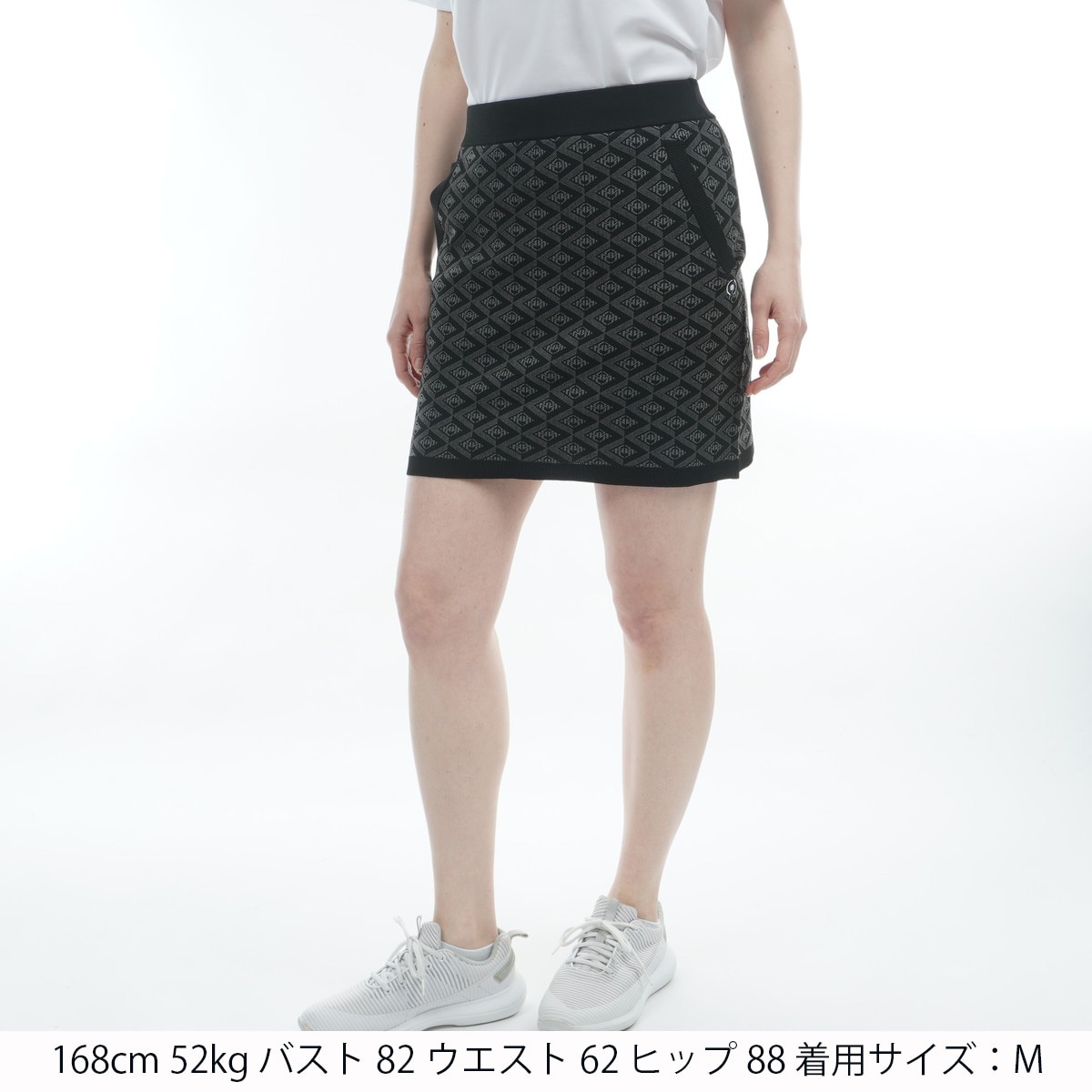 AZモノグラムジャカードニットスカート レディス(スカート)|PING(ピン