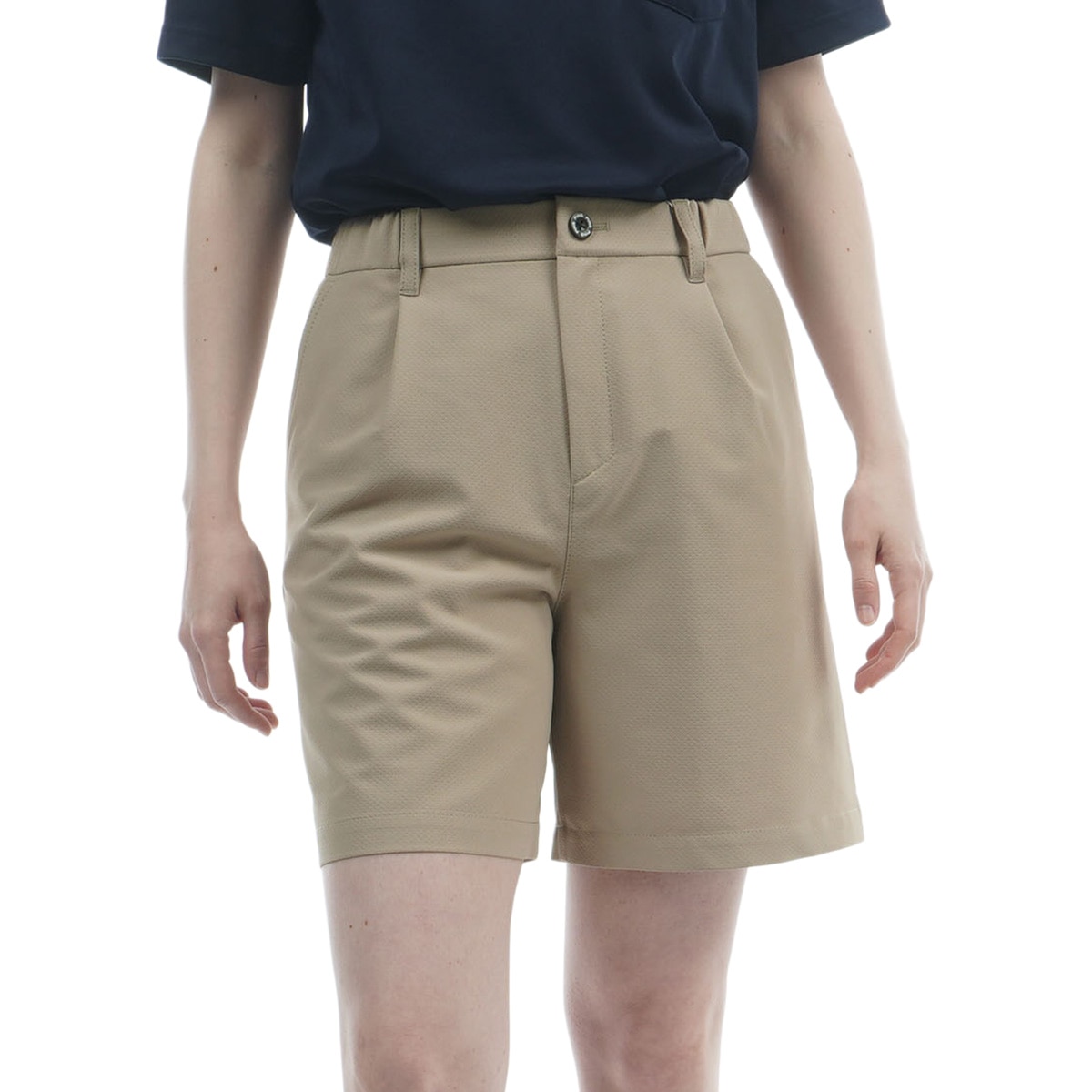 ストレッチドビーワンタックショートパンツ レディス(ハーフパンツ