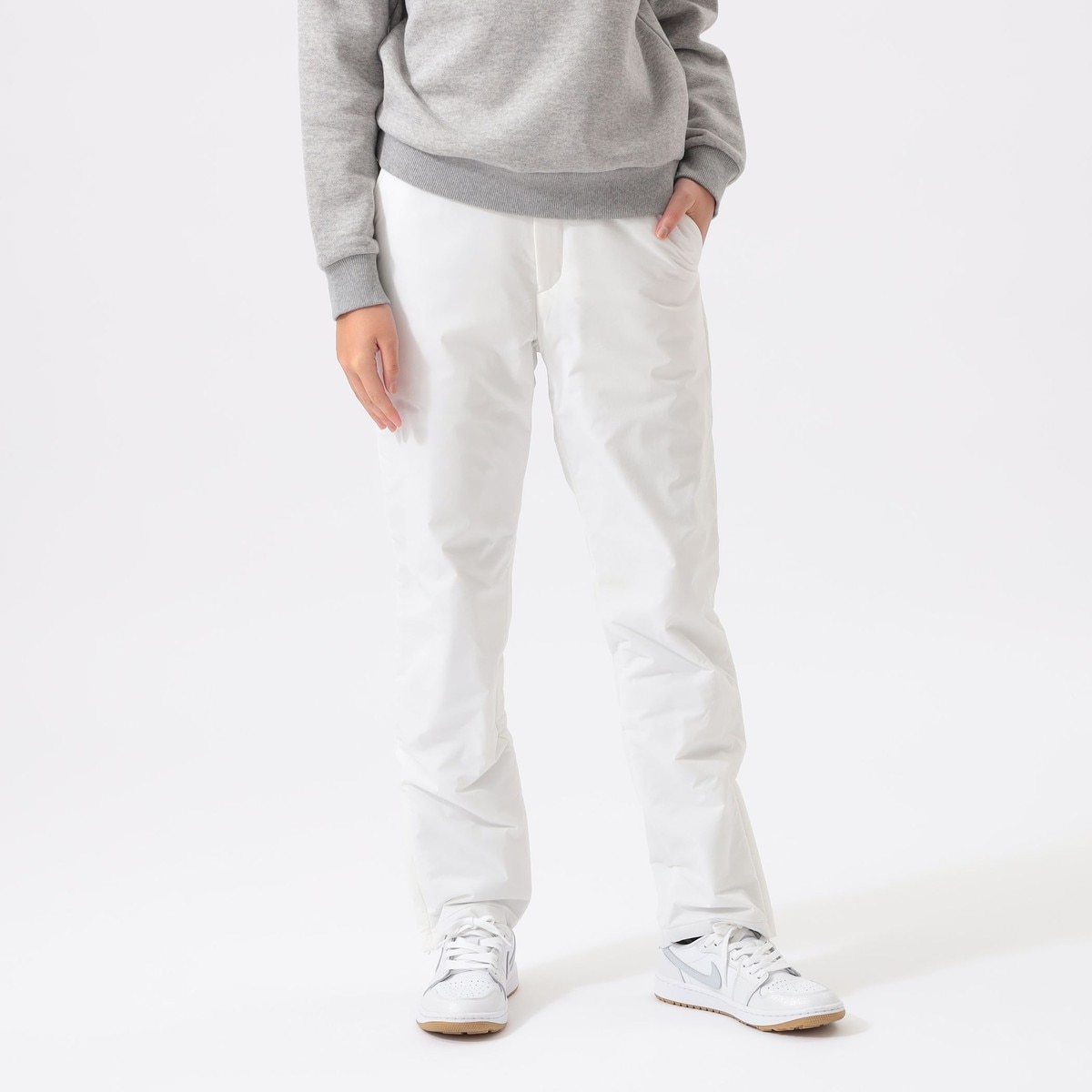 ORANGE LABEL レオフィール(R)中綿 裾ジップ パンツ レディス(ロング