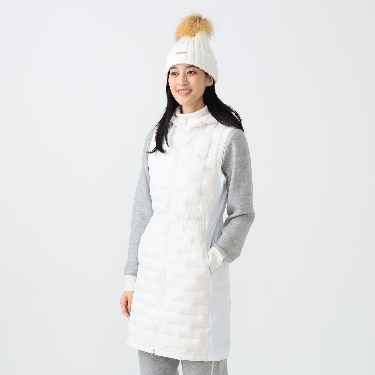 PURPLE LABEL 接結ダウン 切替ワンピース レディス(ワンピース)|BEAMS