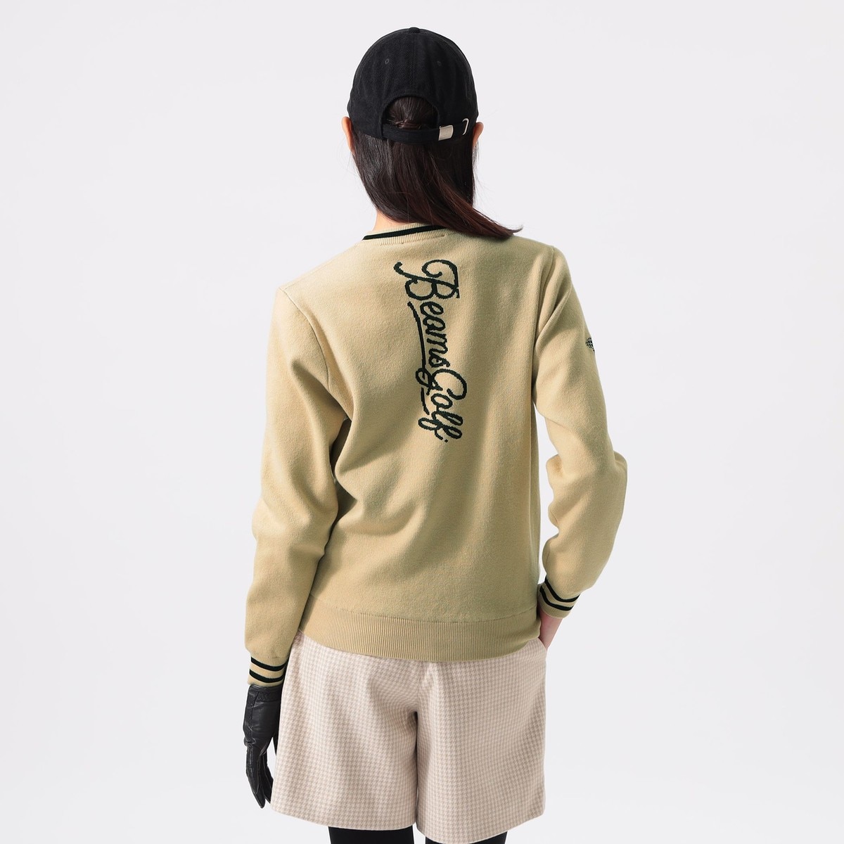 ORANGE LABEL エアシャット 縦ロゴ ニット レディス(中間着(セーター