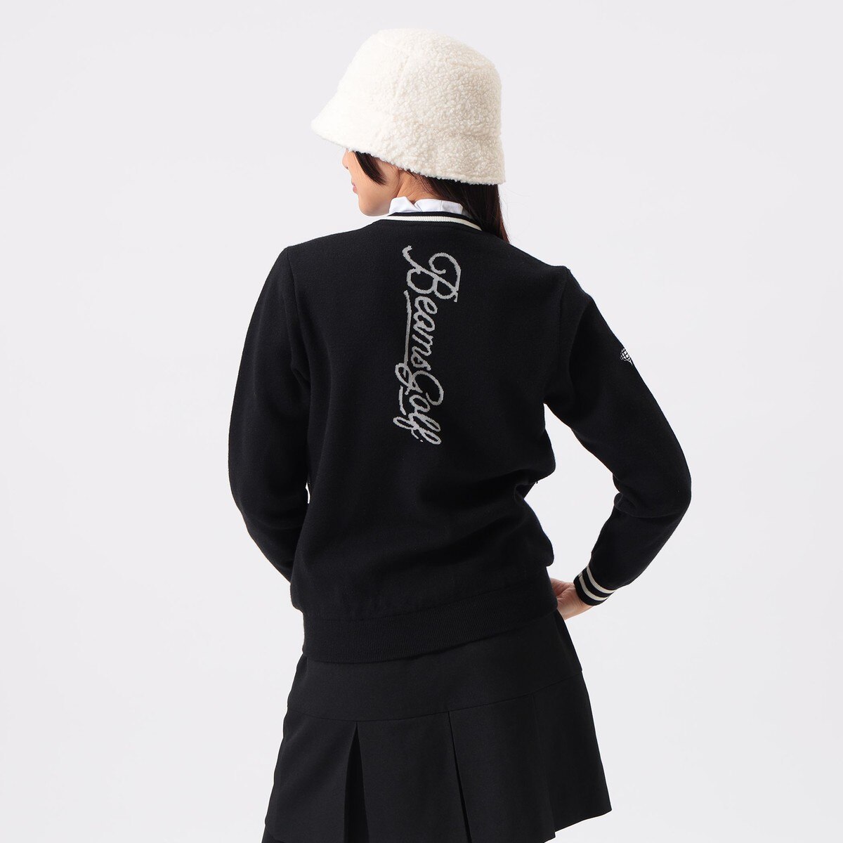 ORANGE LABEL エアシャット 縦ロゴ ニット レディス(中間着(セーター