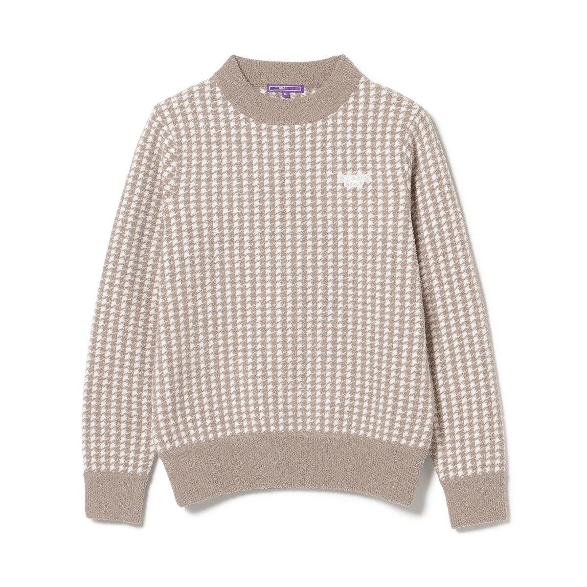 PURPLE LABEL 千鳥ジャカード ニット プルオーバー(中間着(セーター