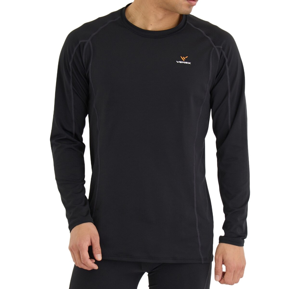 VENEX ベネクスリチャージプロ ブラック アンダーウェア Lサイズ レア品 リチャージ+一般医療機器 長袖シャツ(長袖シャツ・ポロシャツ)|VENEX
