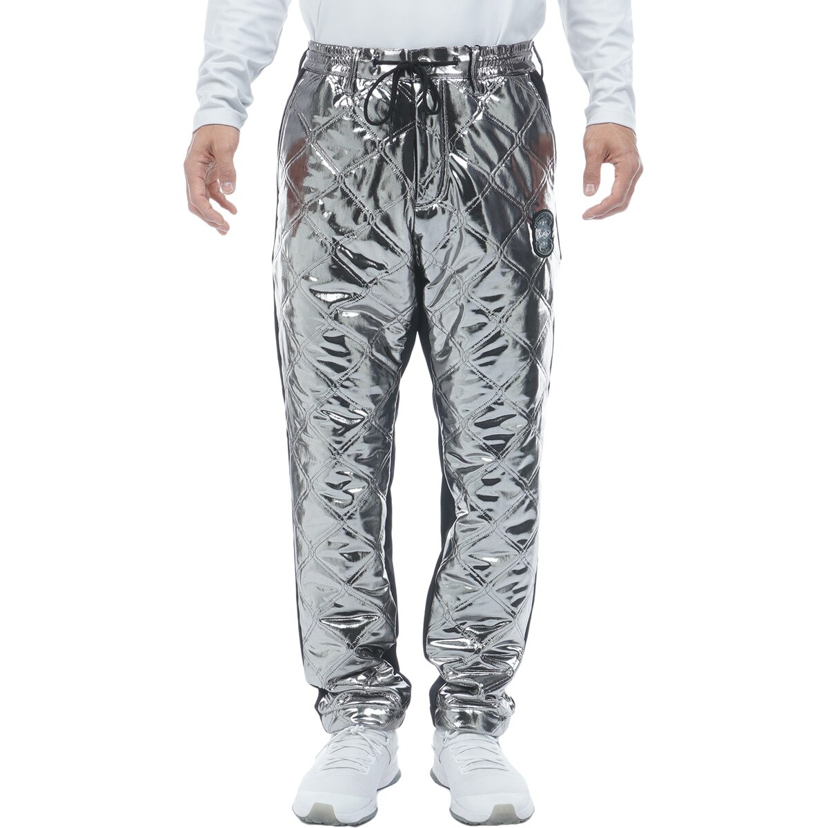 メタリックタフタ キルティングパンツ(ロングパンツ)|Dance With