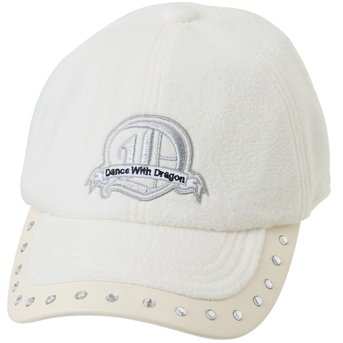 archivio フリースキャップ ホワイト フリーサイズ Dアップリケフリースキャップ(【男性】キャップ)|Dance With Dragon