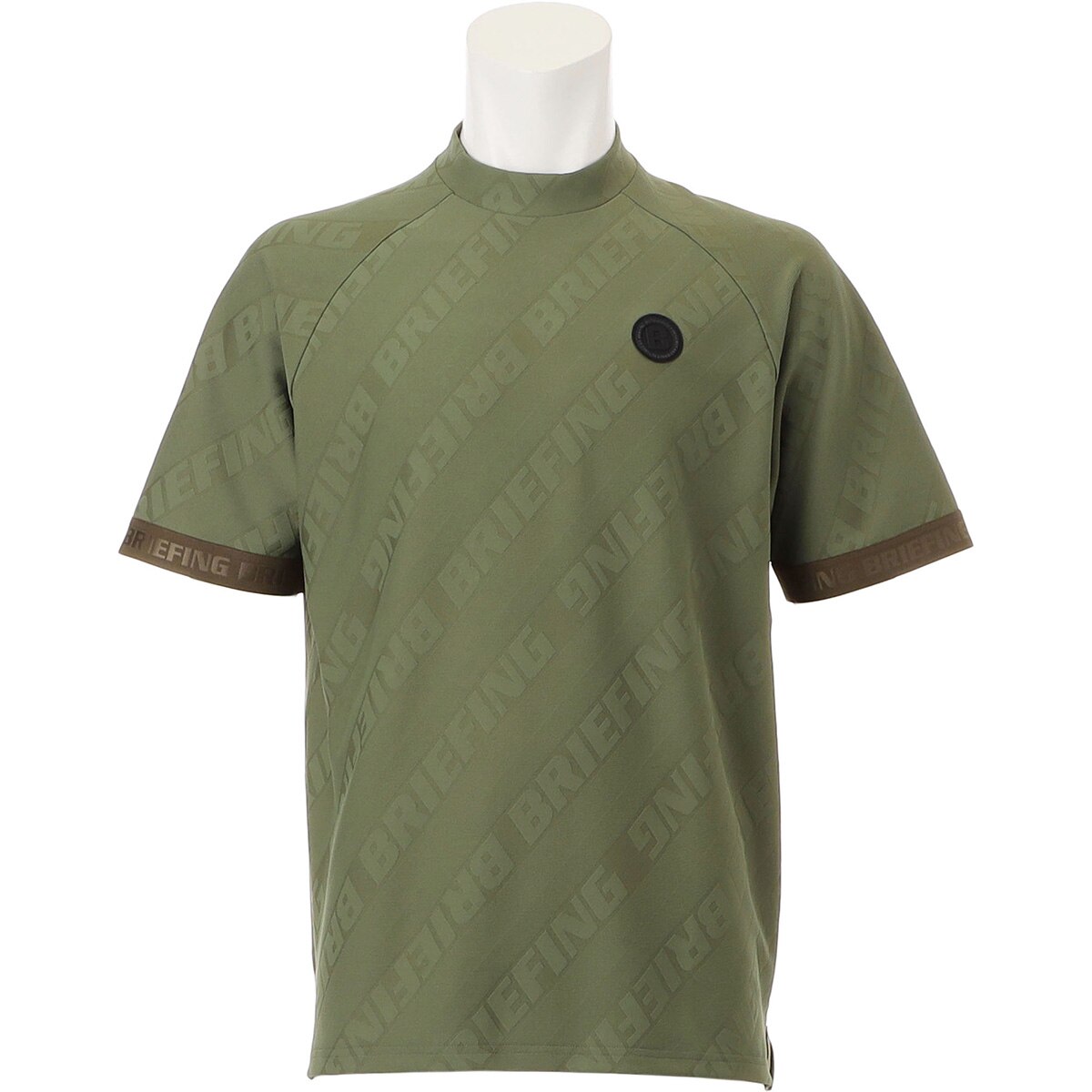 CE バイアスロゴジャカード リラックスフィット ハイネック半袖シャツ