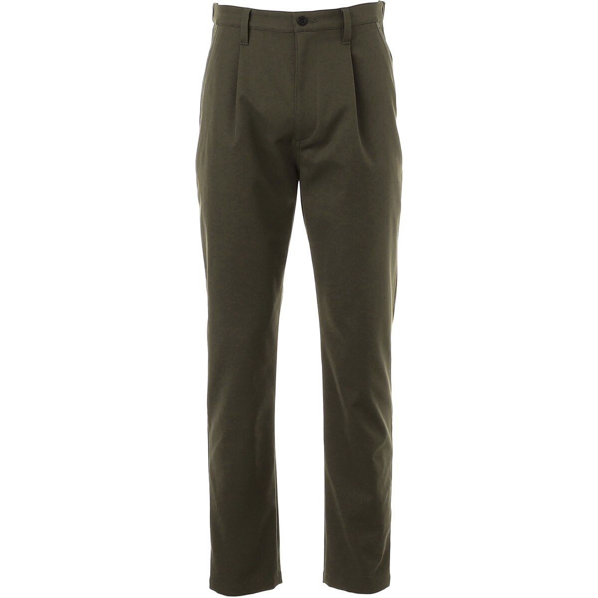 CE ストレッチ ソロテックス ヒートワイドテーパード ワンタックパンツ