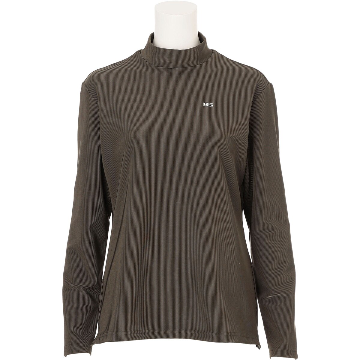 CL ストレッチ リブ ハイネック長袖シャツ レディス(長袖シャツ