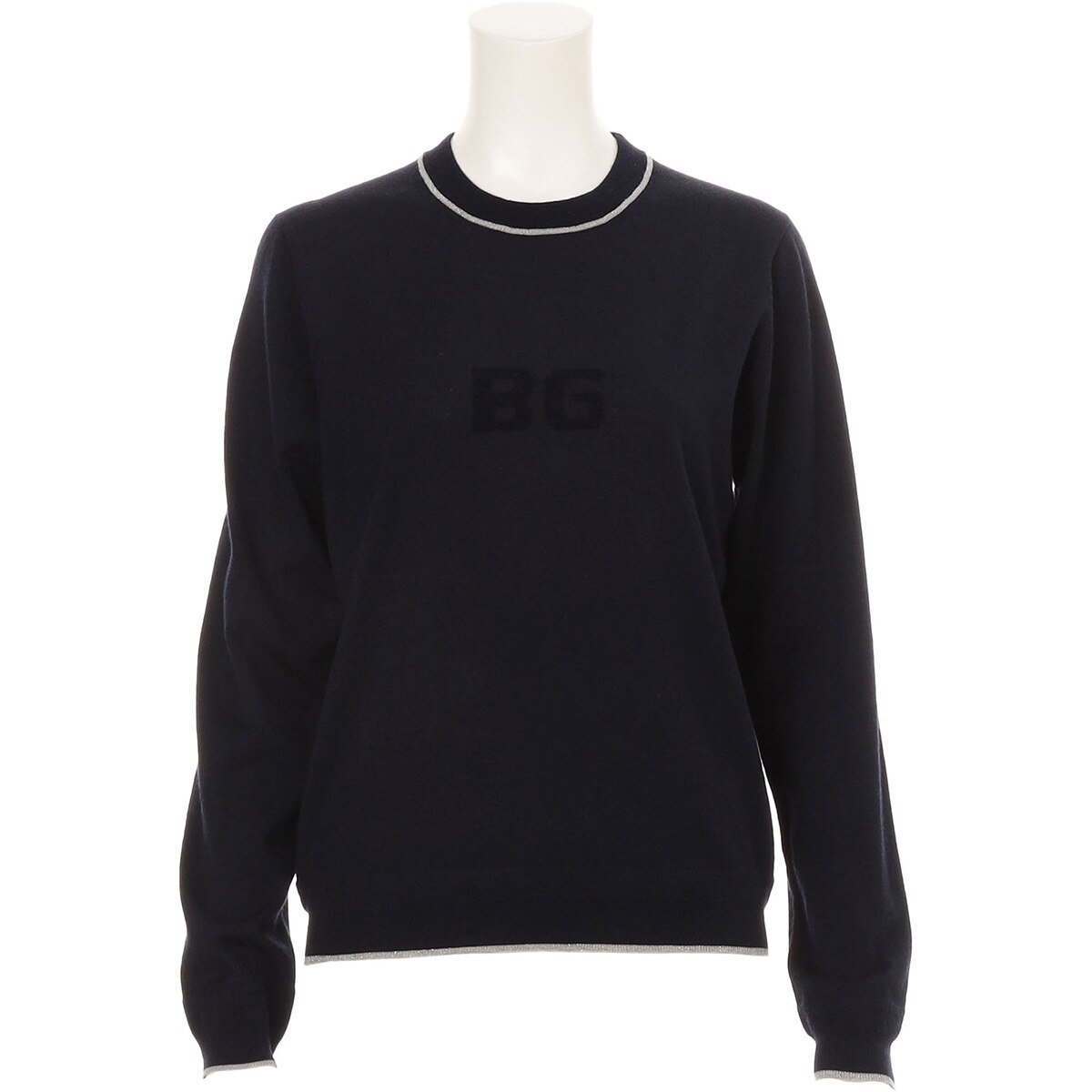 CL グリッターライン クルーネックセーター レディス(中間着(セーター