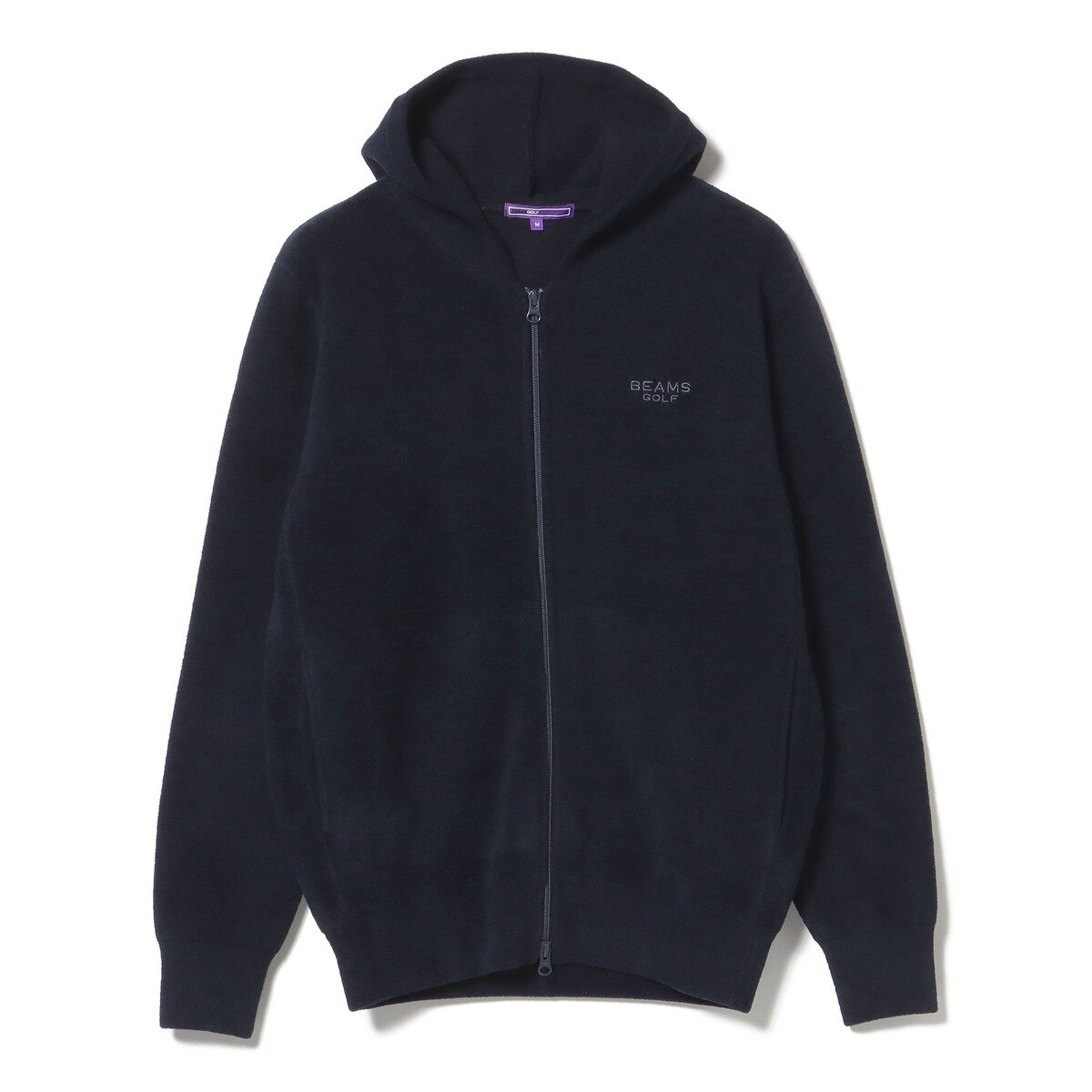 PURPLE LABEL パイル編み フルジップ パーカー(中間着(セーター