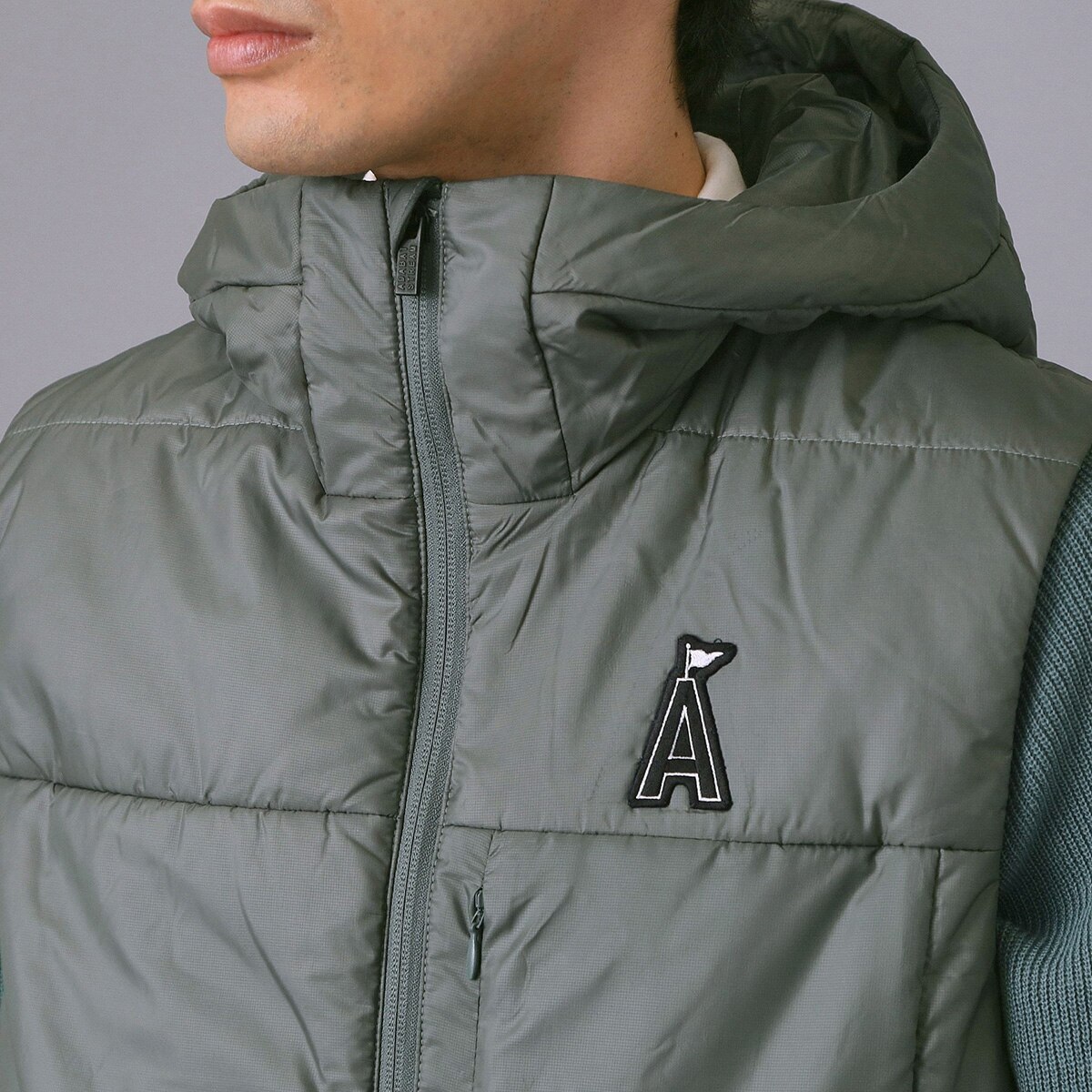 撥水 リップストップ中綿ベスト(ベスト)|ADABAT STREAM(アダバット