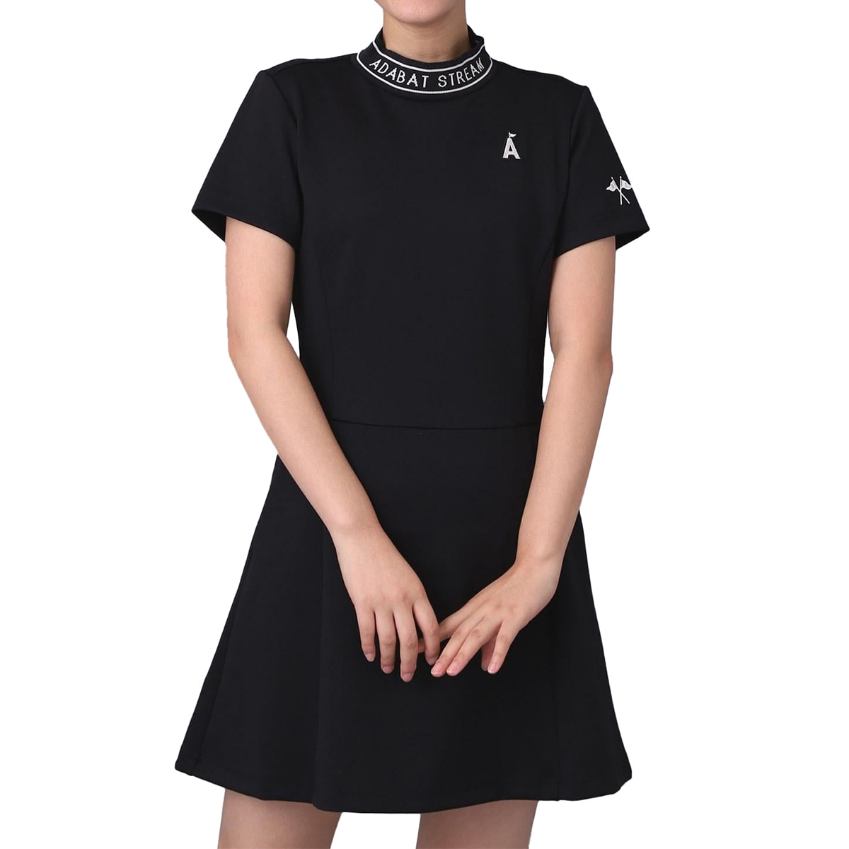 ストレッチ スムースタッチAラインワンピース レディス(ワンピース