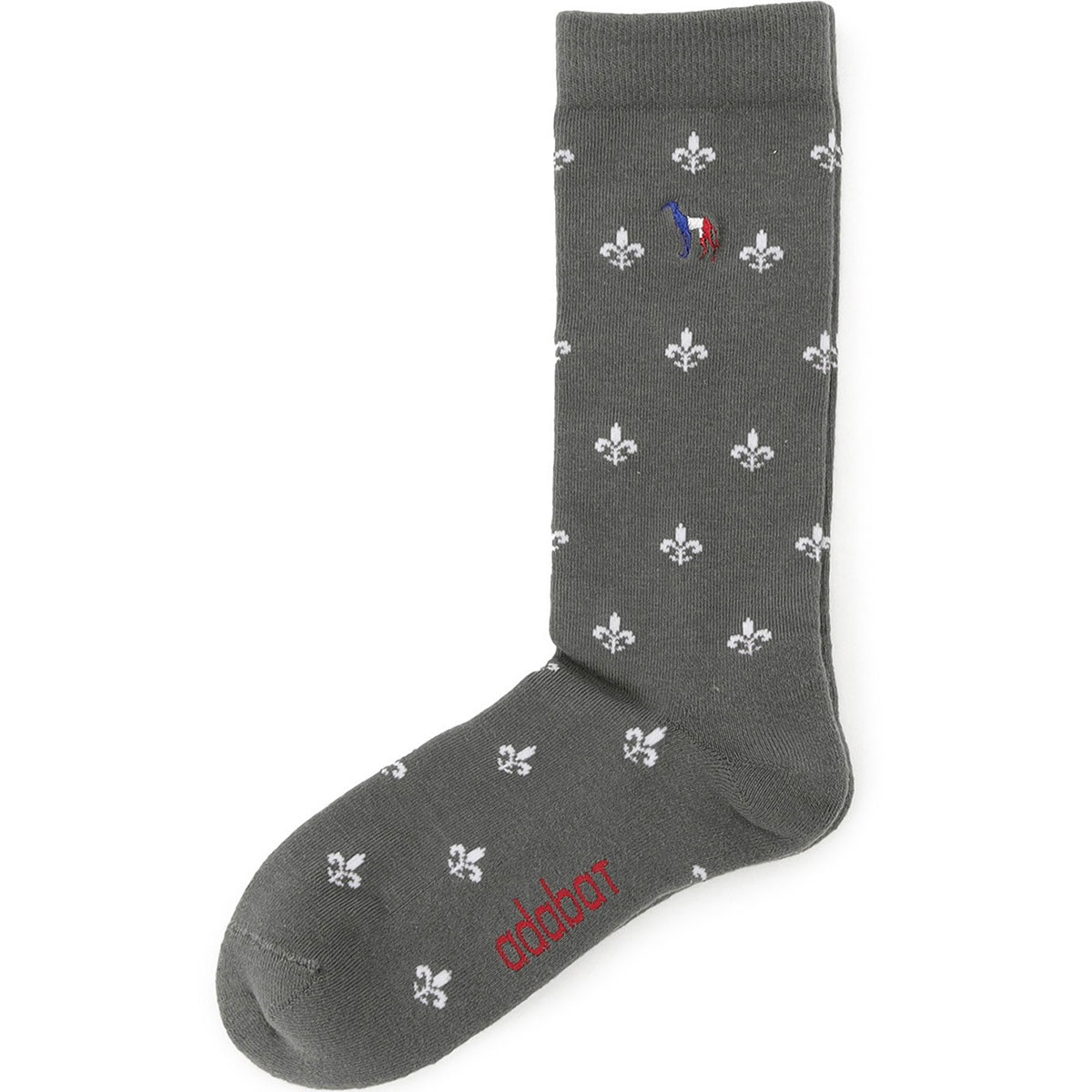 フルールドリスレギュラーソックス(靴下)|ADABAT NAVY(アダバット