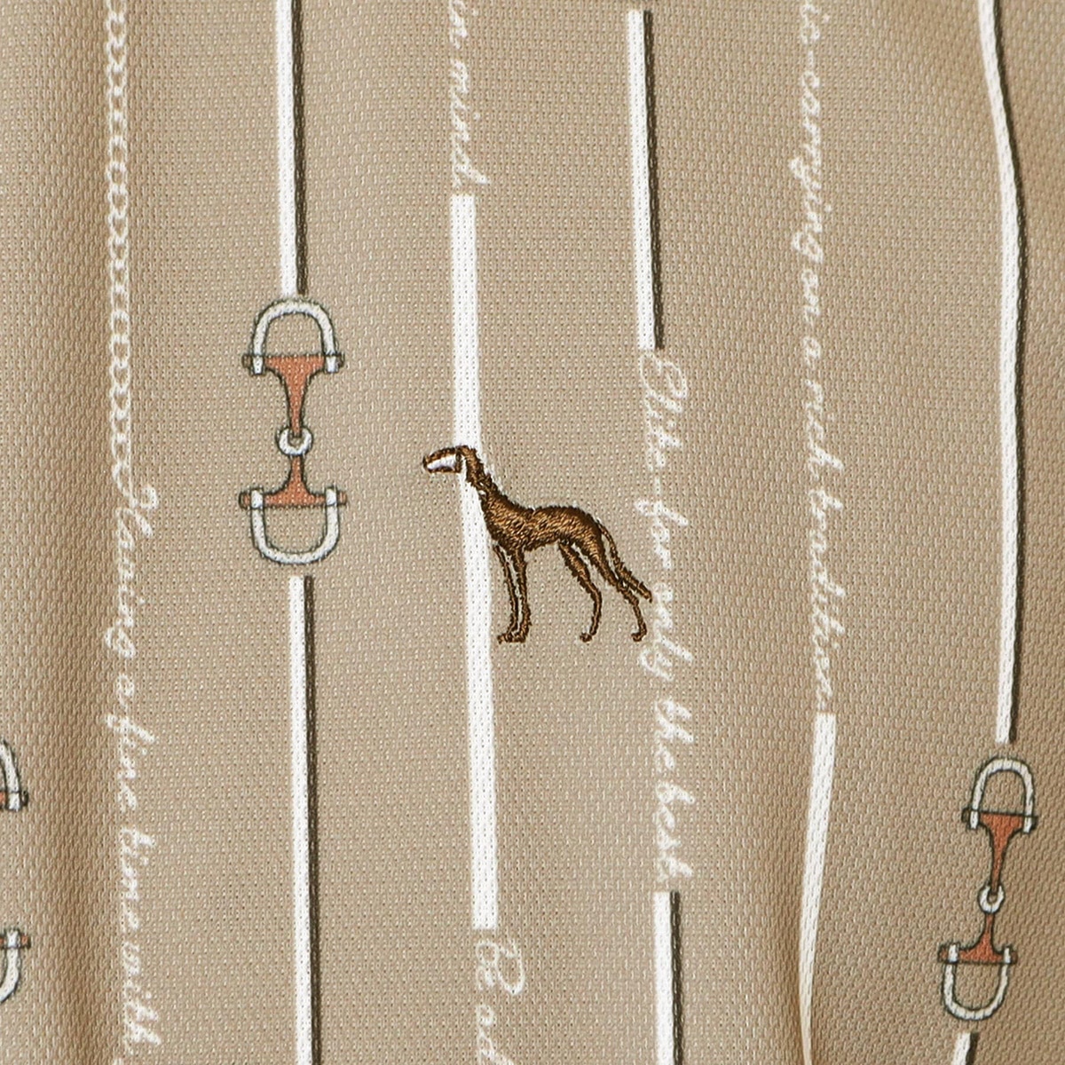 吸水速乾 ビットストライプ長袖ポロシャツ(長袖シャツ・ポロシャツ