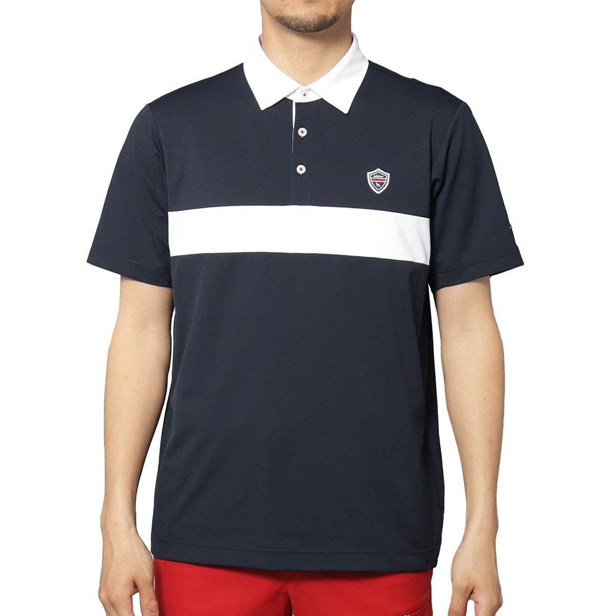 UVカット 吸水速乾 ドライ鹿の子バイカラー半袖ポロシャツ(半袖シャツ