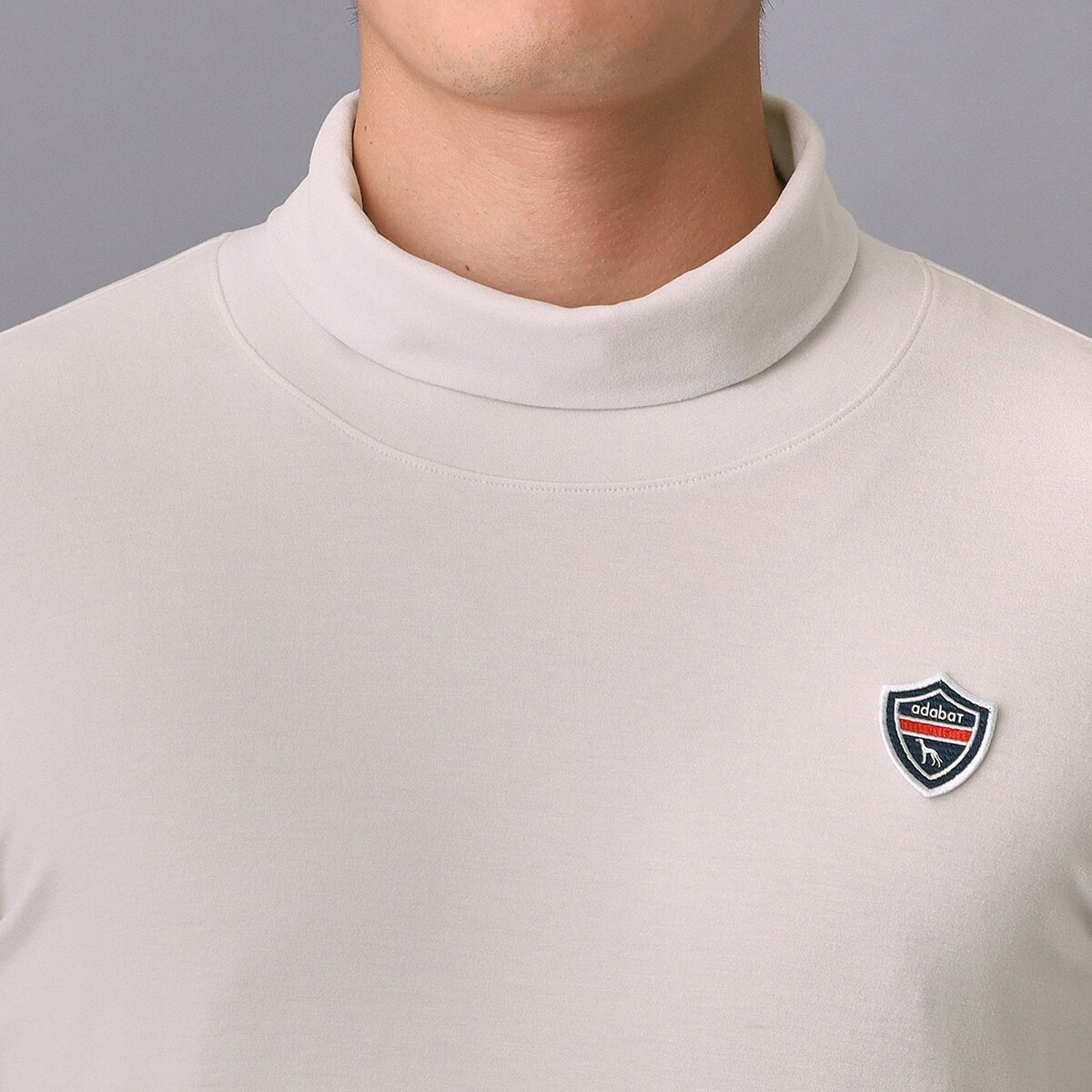 ストレッチ 吸湿発熱 サーモスムース モック長袖Tシャツ(長袖シャツ