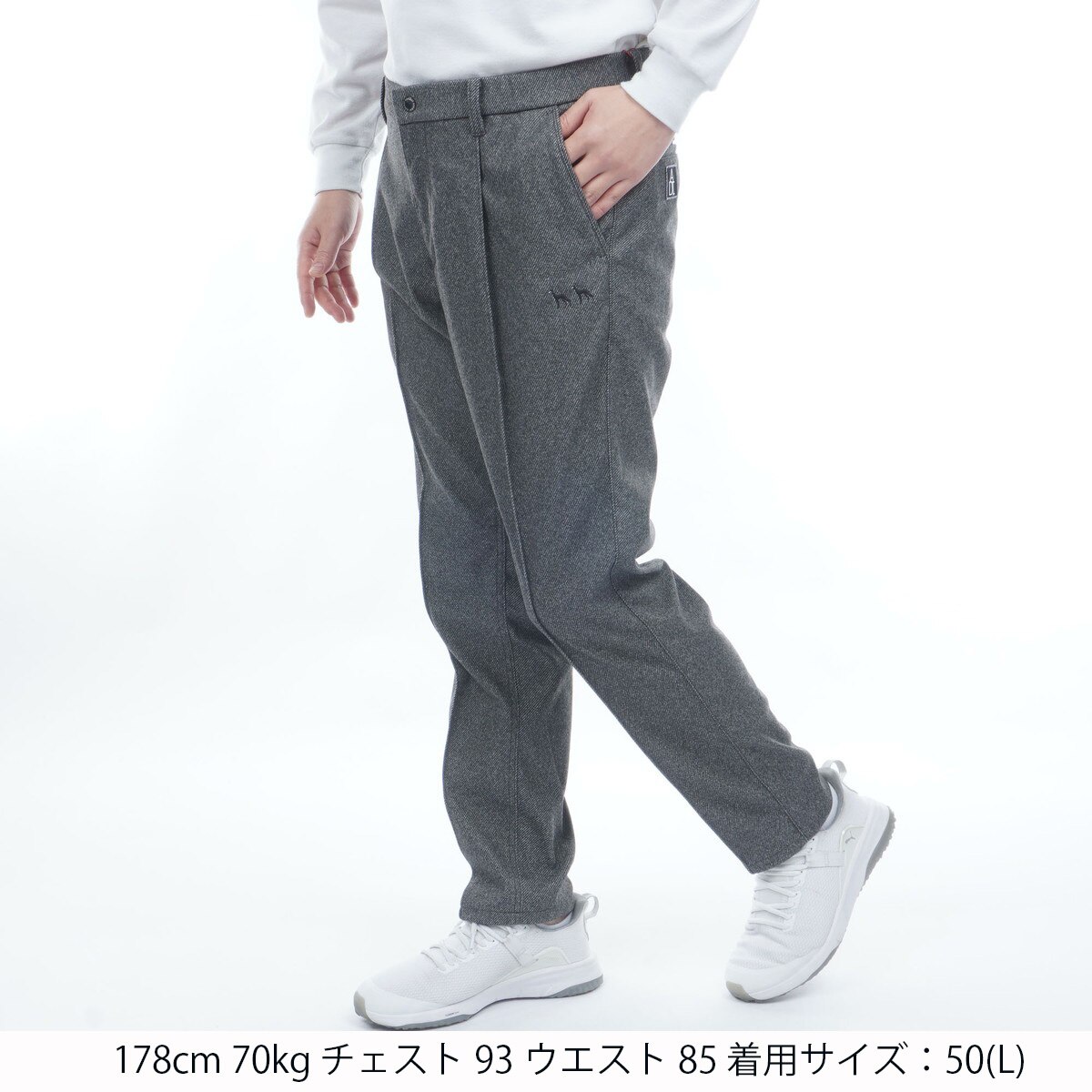 櫻井貴史コラボ ストレッチパンツ(ロングパンツ)|ADABAT NAVY