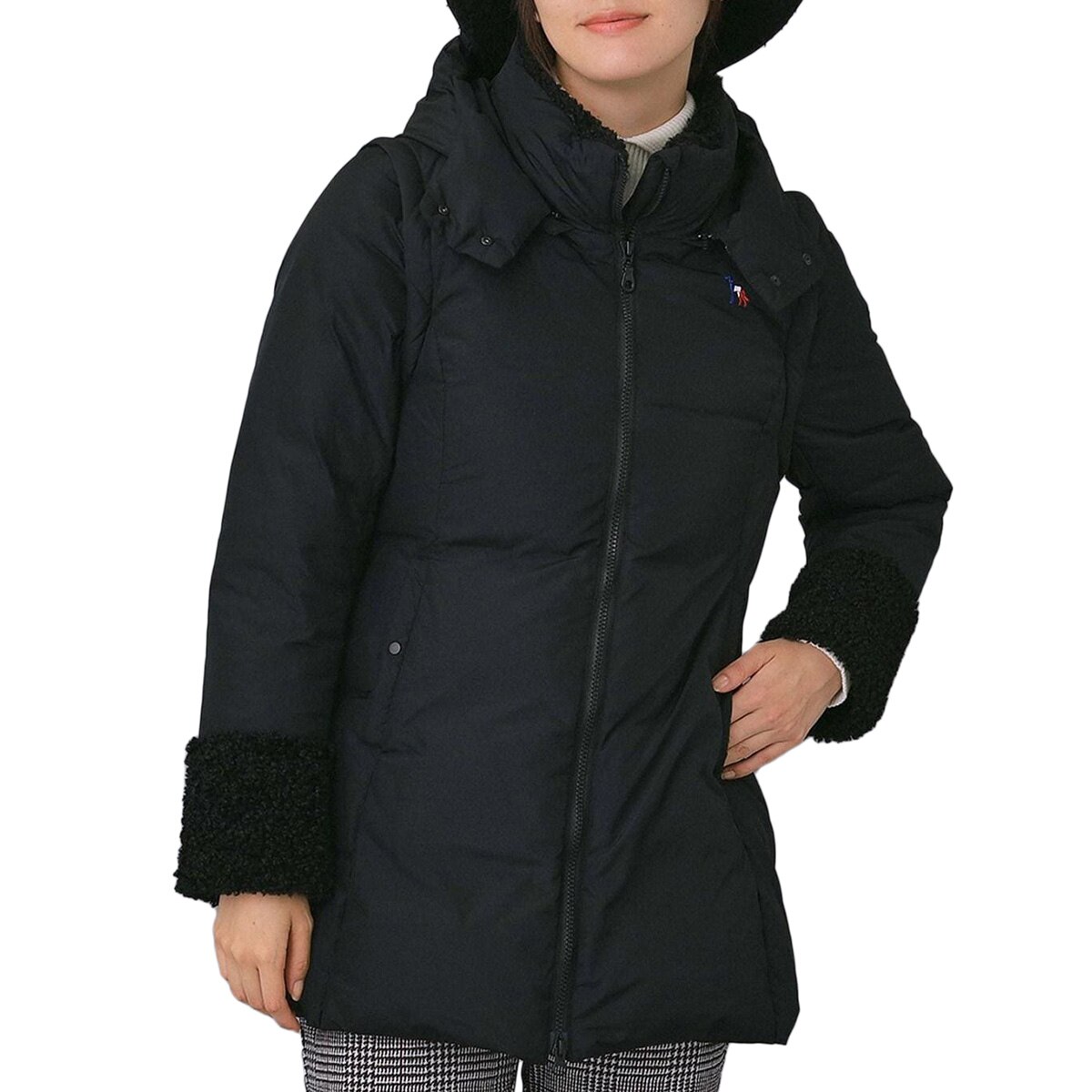 4WAY 袖 フード脱着ロングダウンジャケット レディス(アウター