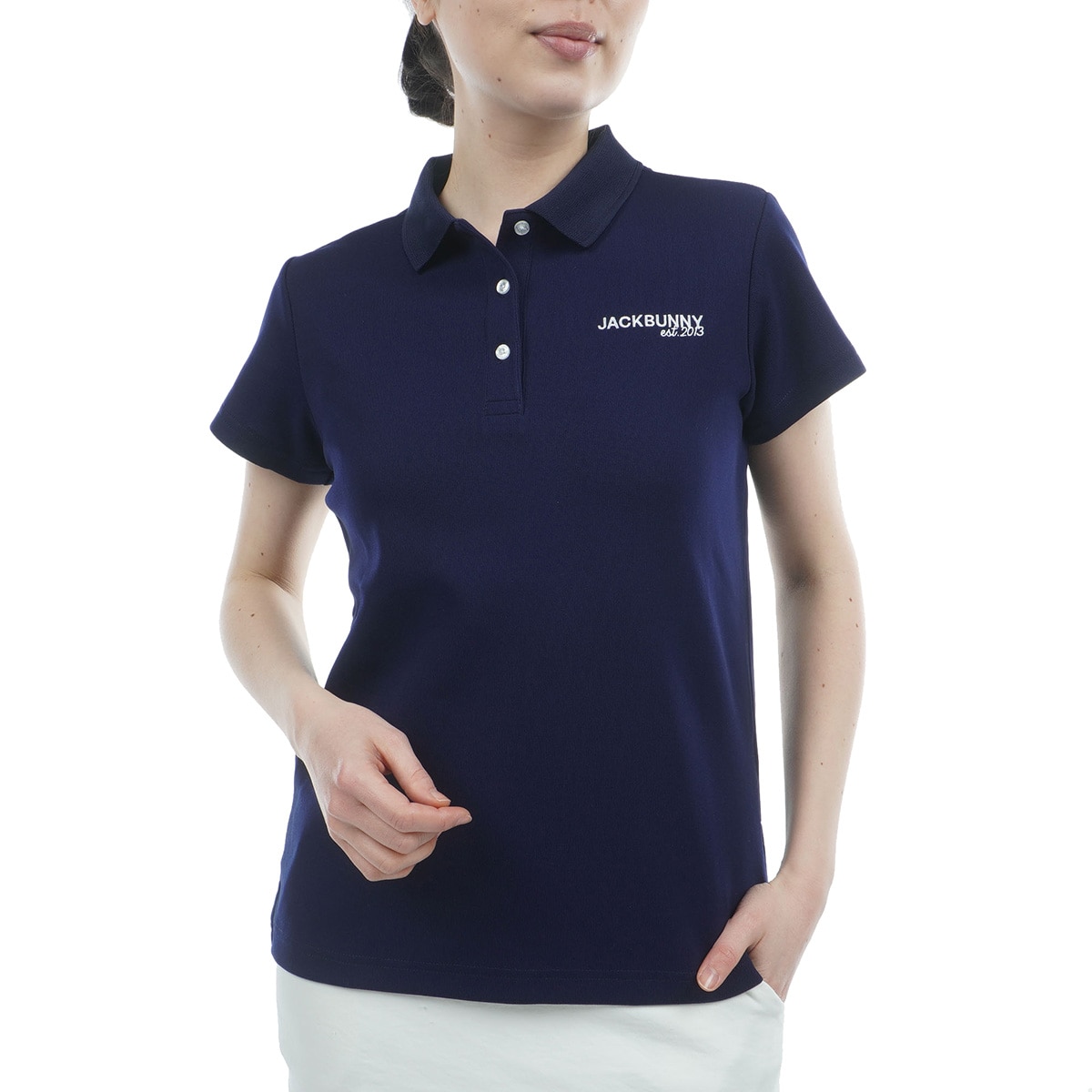 軽量ピンカリストレッチ 半袖ポロシャツ レディス(半袖シャツ