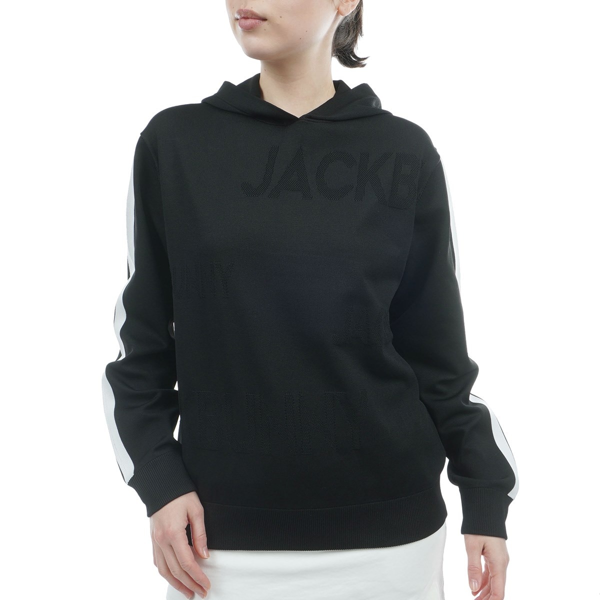 イージーケアロゴ鹿の子フーディープルオーバーセーター レディス(中間