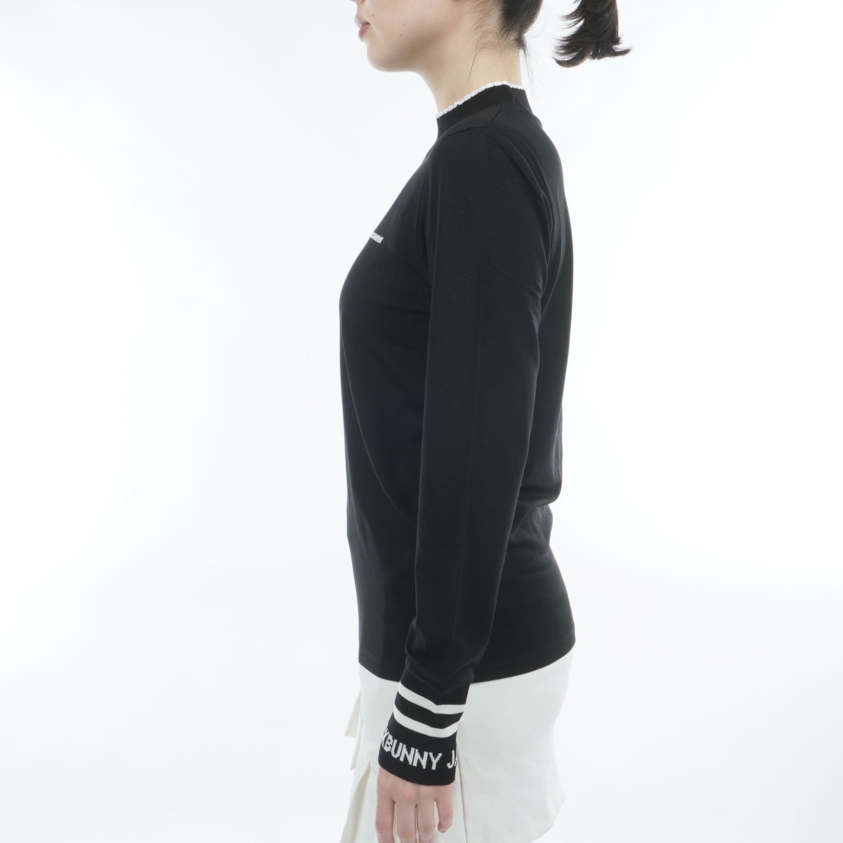 シルク混ハイゲージハイネックセーター レディス(中間着(セーター