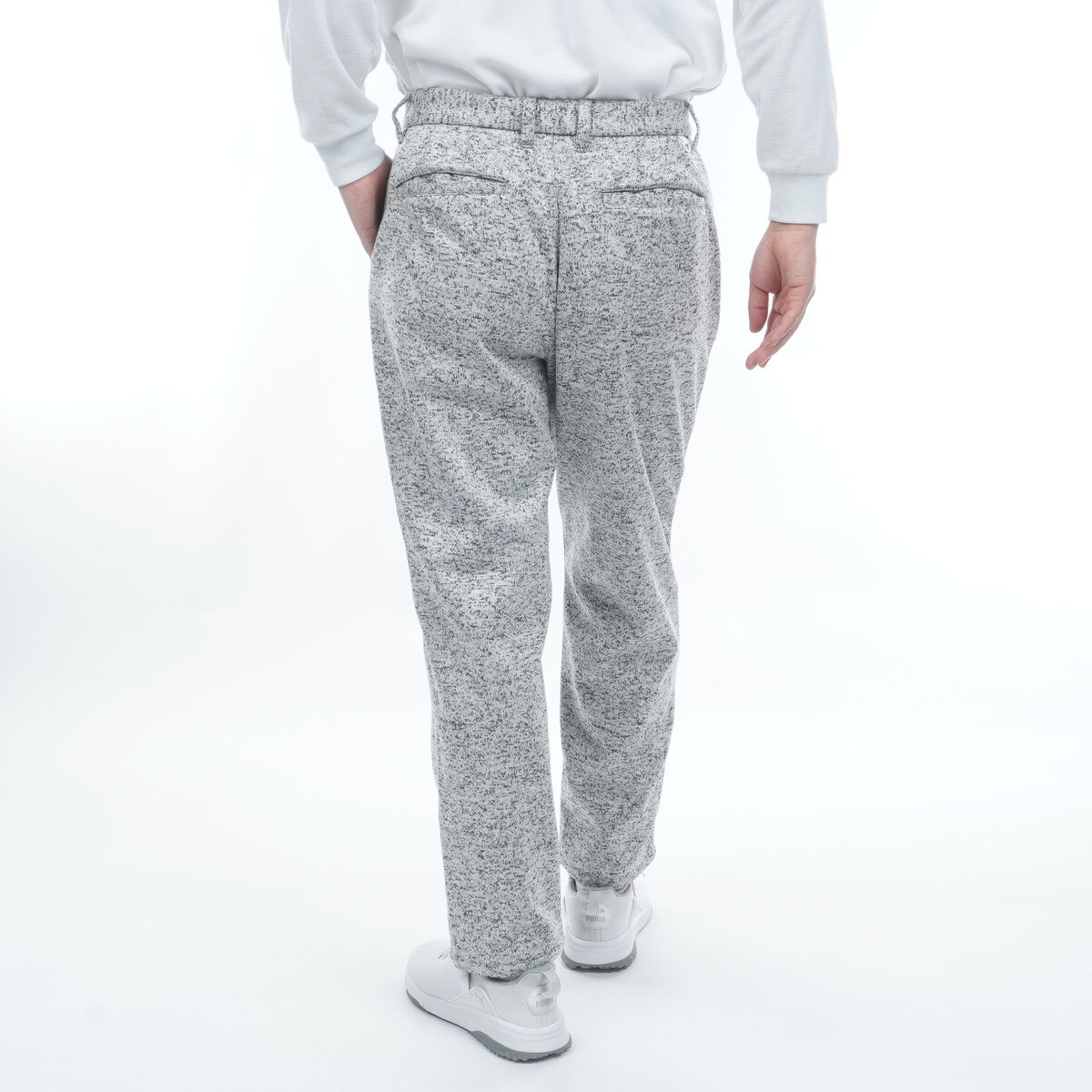 セール・アウトレット】防風 裏フリース ノータックパンツ(ロング