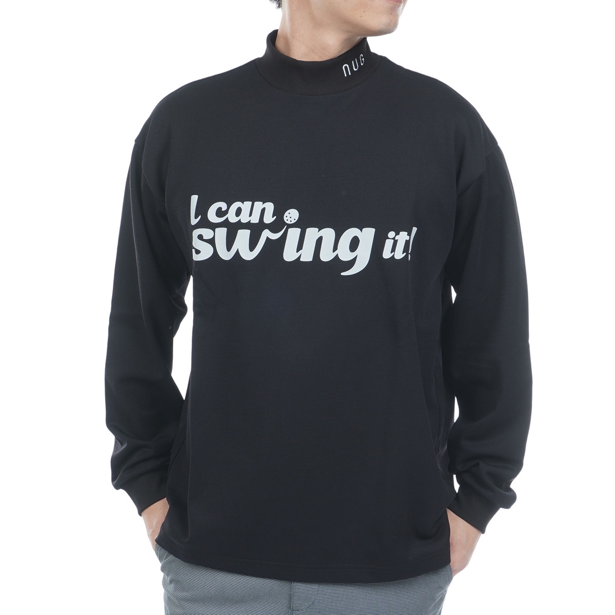 セール・アウトレット】サーモソーラー プリント モックネック長袖