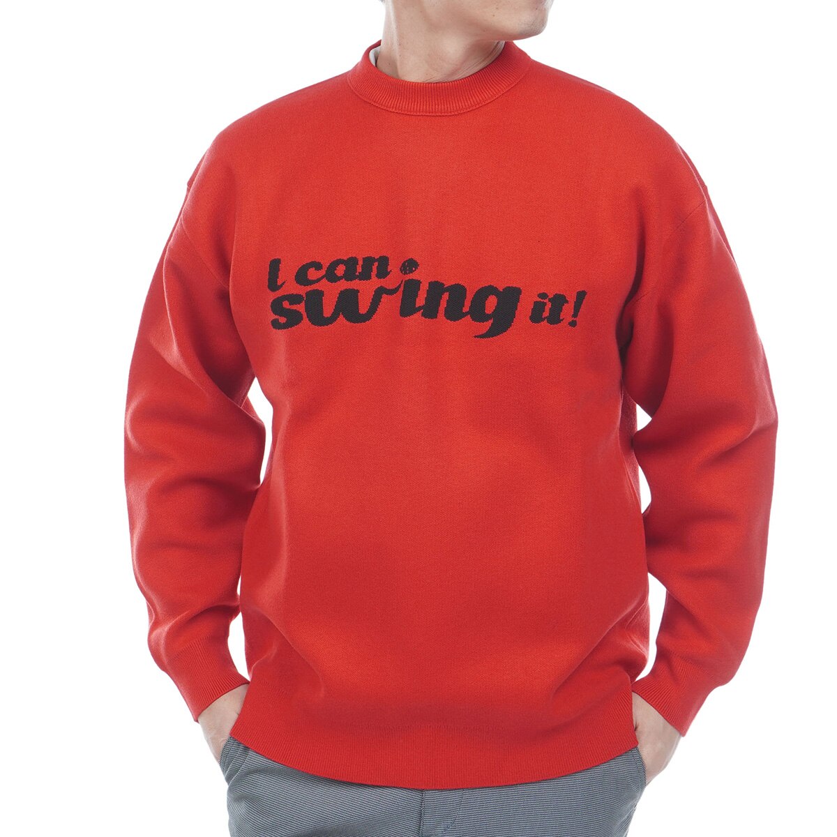 セール・アウトレット】ロゴジャカードセーター(中間着(セーター