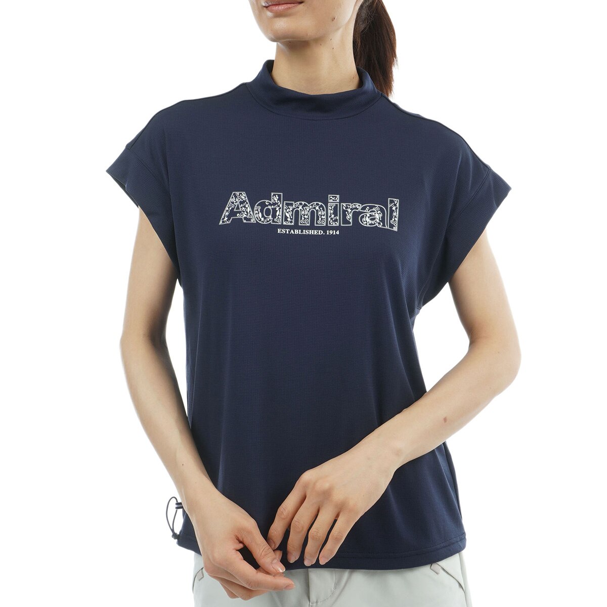 アドミラルゴルフ　レディース　モックネック　シャツ　半袖　S Admiral Golf（アドミラルゴルフ） アドミラル Admiral レディース