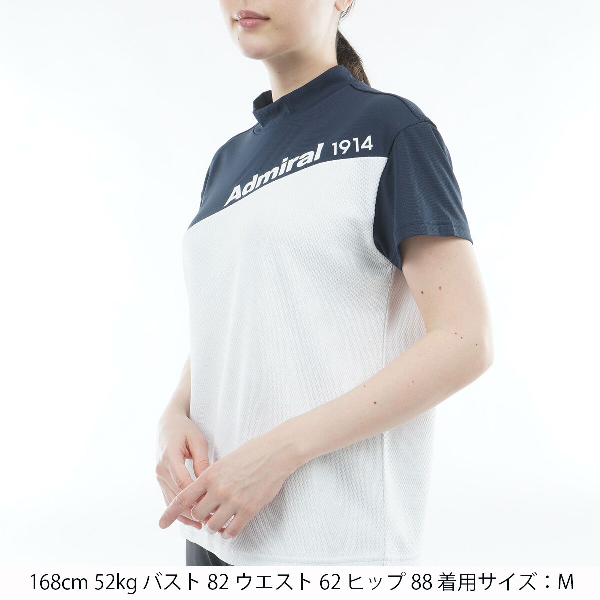 リラックス モックネック半袖シャツ レディス(半袖シャツ・ポロシャツ