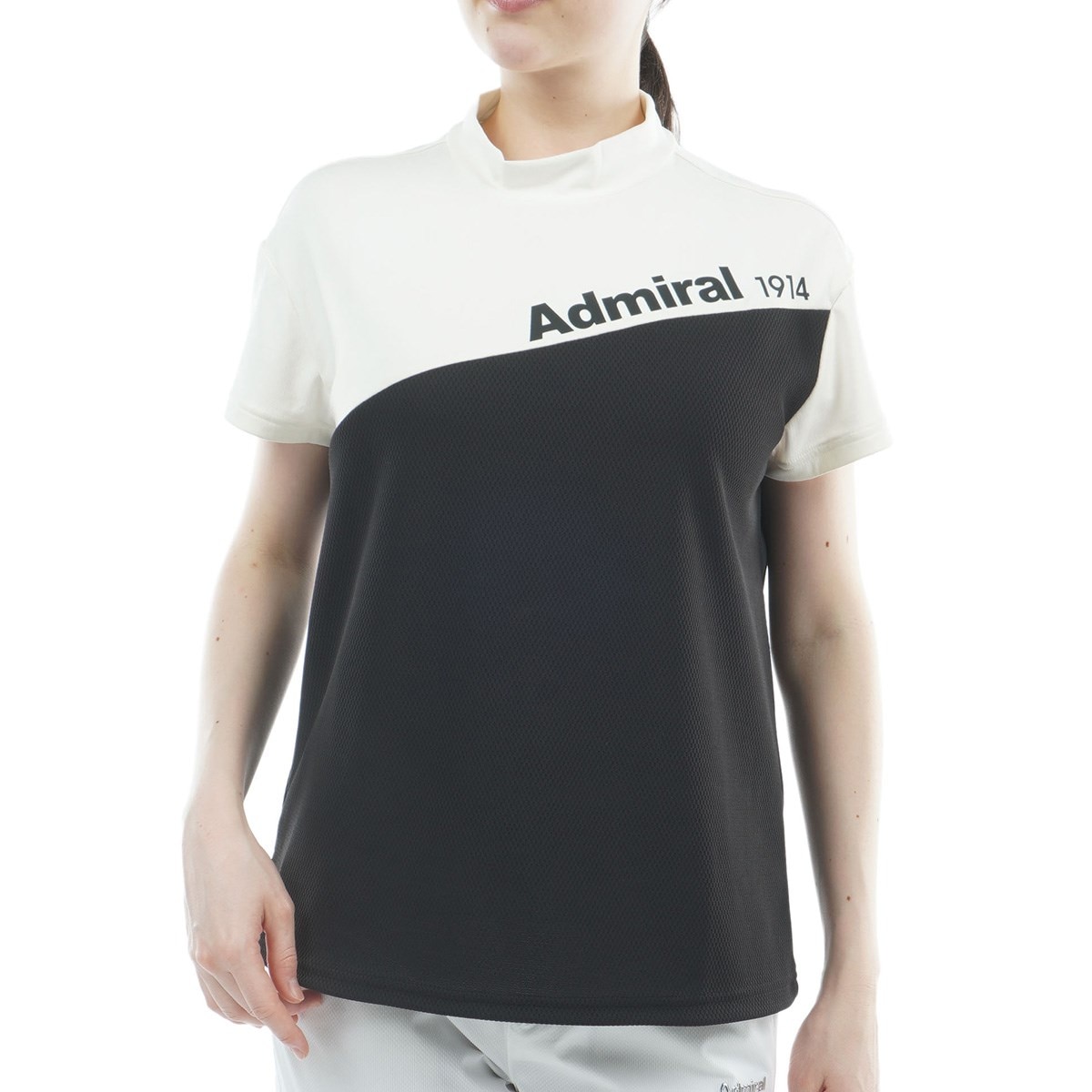 Admiral ブラック 半袖Tシャツ L ウインザーオンラインショップアドミラル スリット入ビックTシャツ