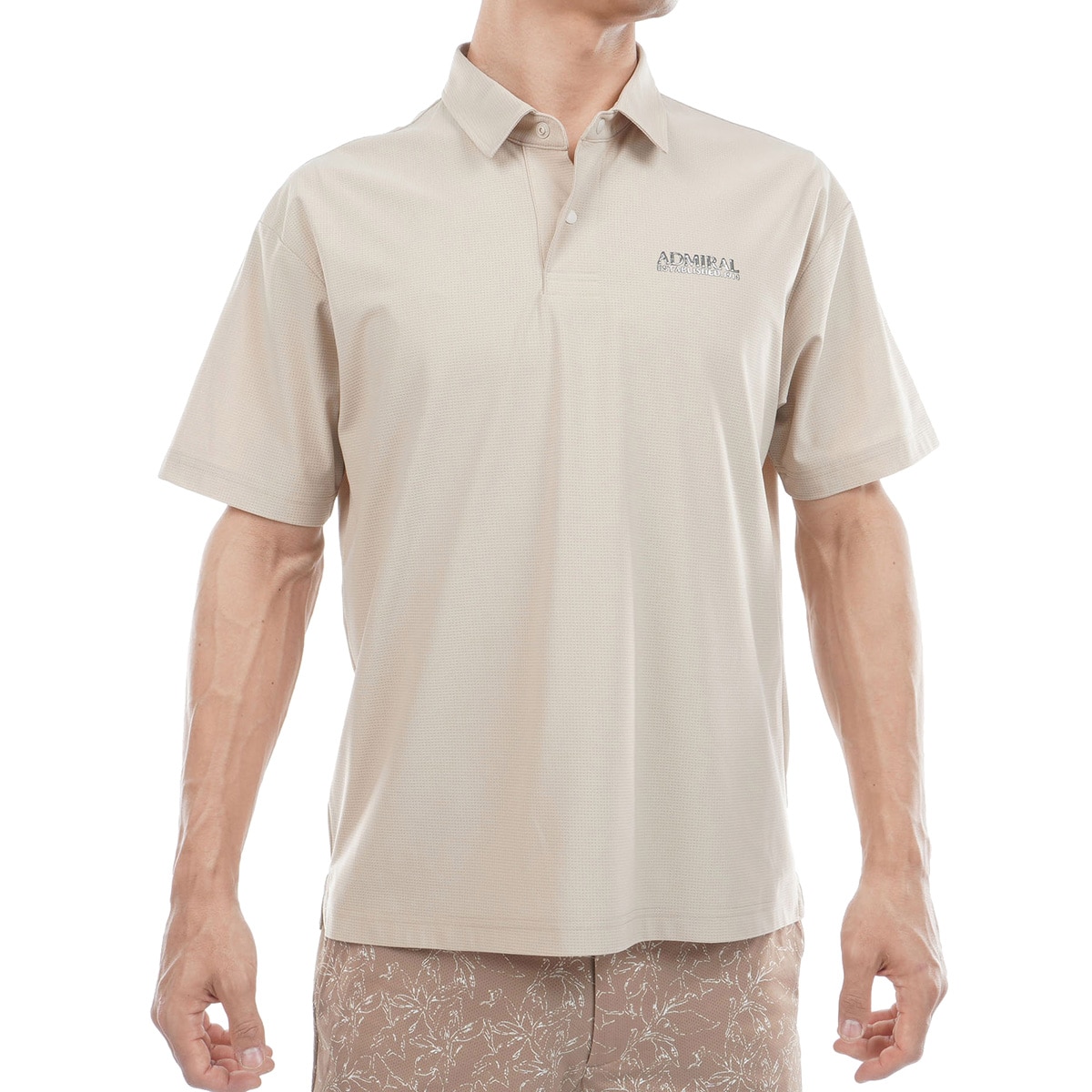 ストレッチ ワイドサイズ メッシュ半袖ポロシャツ(半袖シャツ