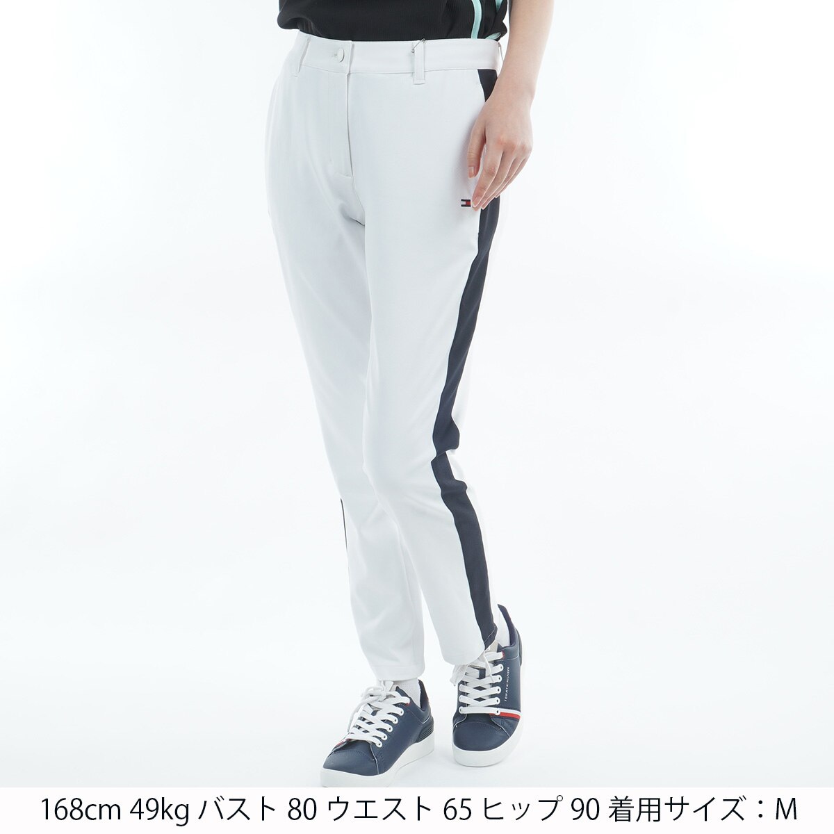 ストレッチ サイドライン 9分丈パンツ レディス(ロングパンツ)|TOMMY