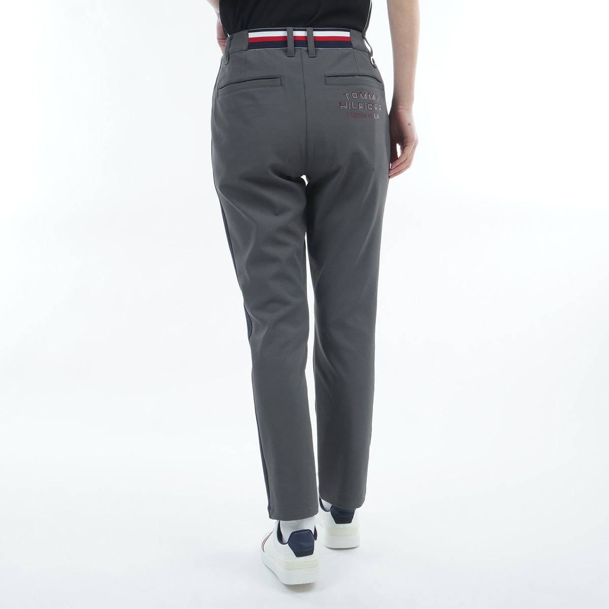 ストレッチ サイドライン 9分丈パンツ レディス(ロングパンツ)|TOMMY