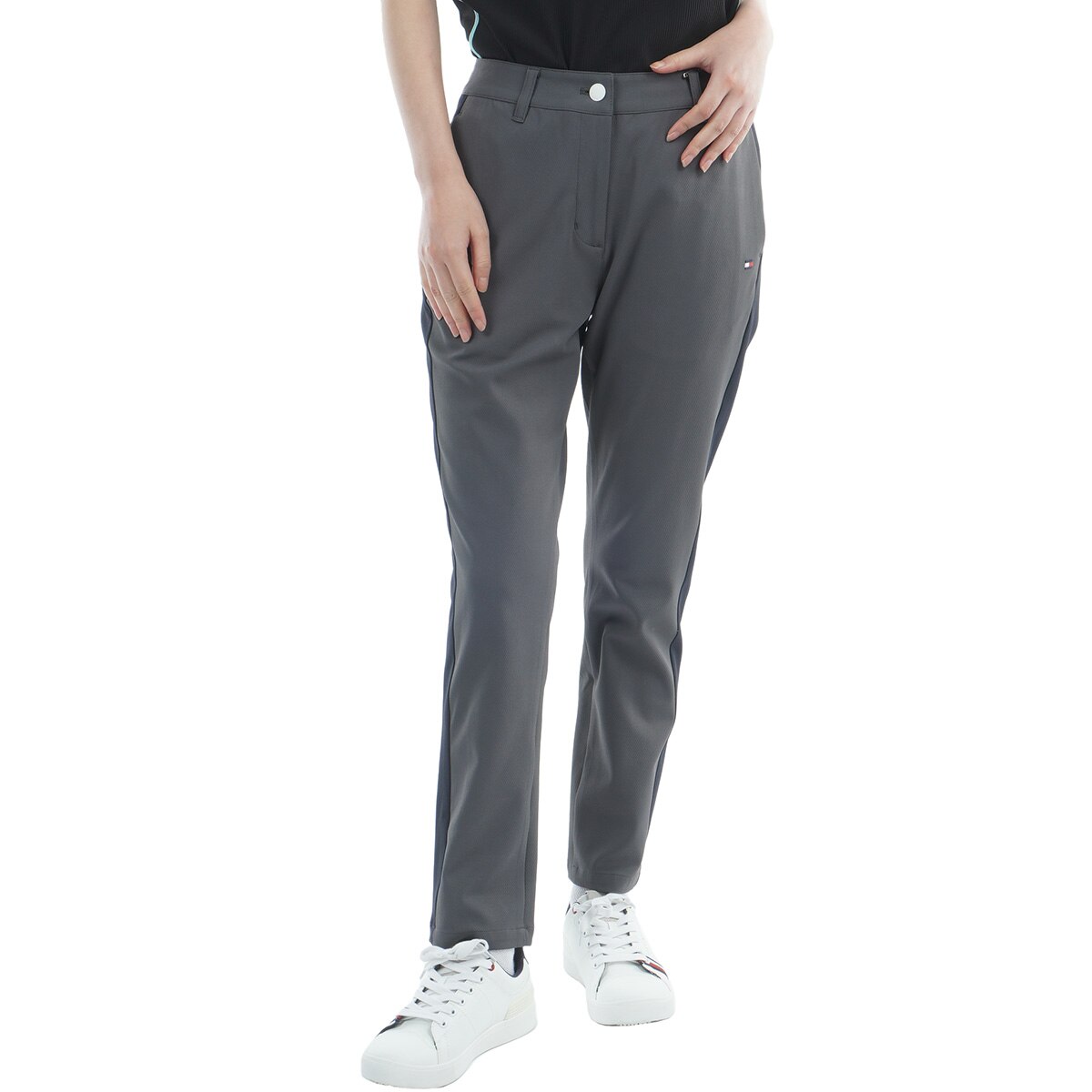 ストレッチ サイドライン 9分丈パンツ レディス(ロングパンツ)|TOMMY