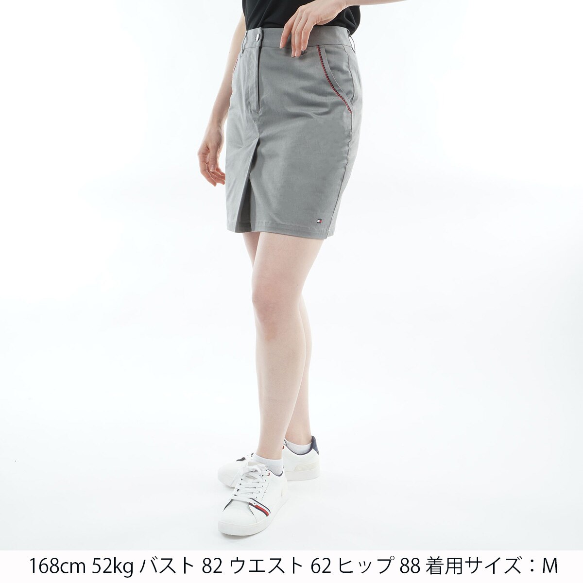 ストレッチ ツイルミドル丈 タイトスカート レディス(スカート)|TOMMY