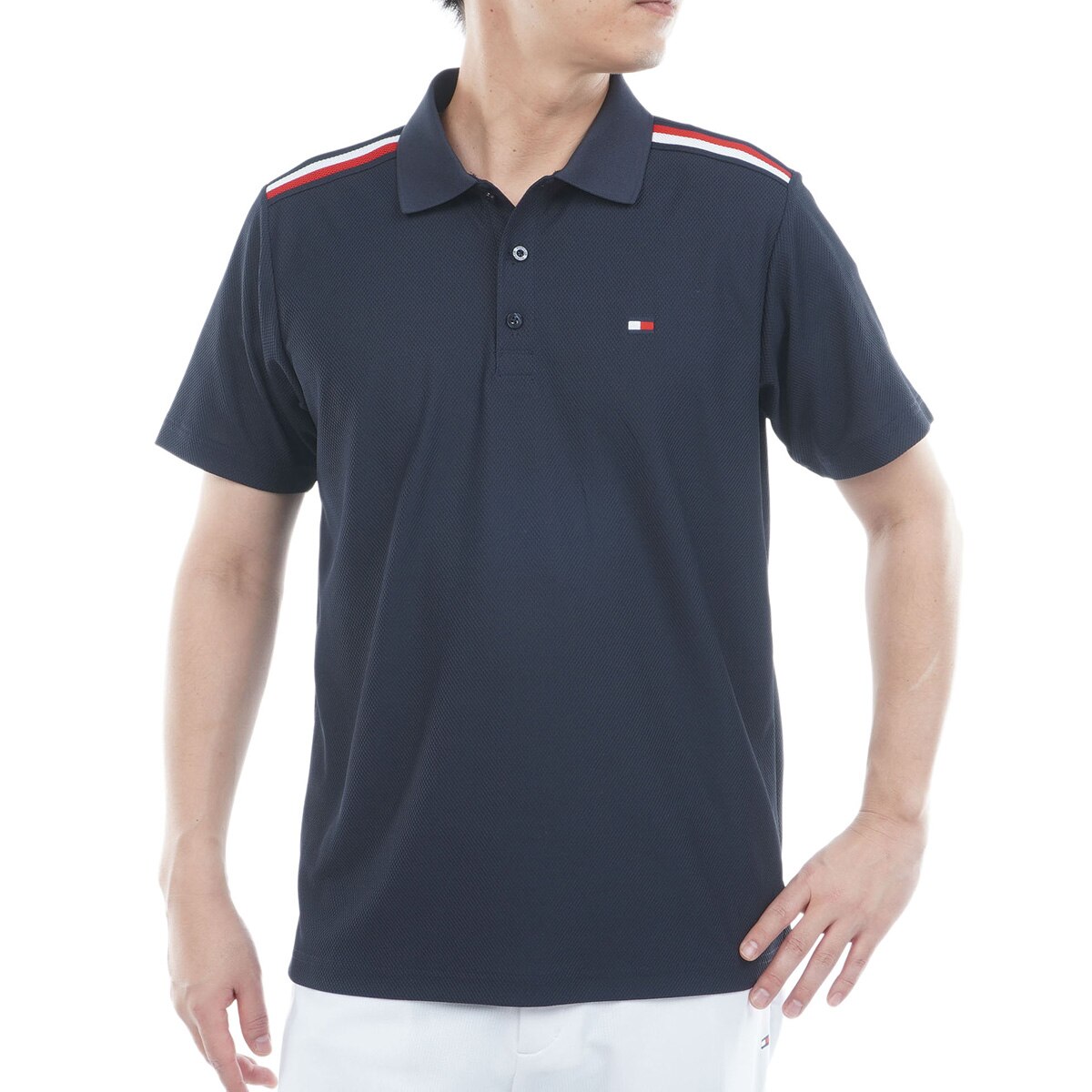 肩トリコライン 半袖ポロシャツ(半袖シャツ・ポロシャツ)|TOMMY