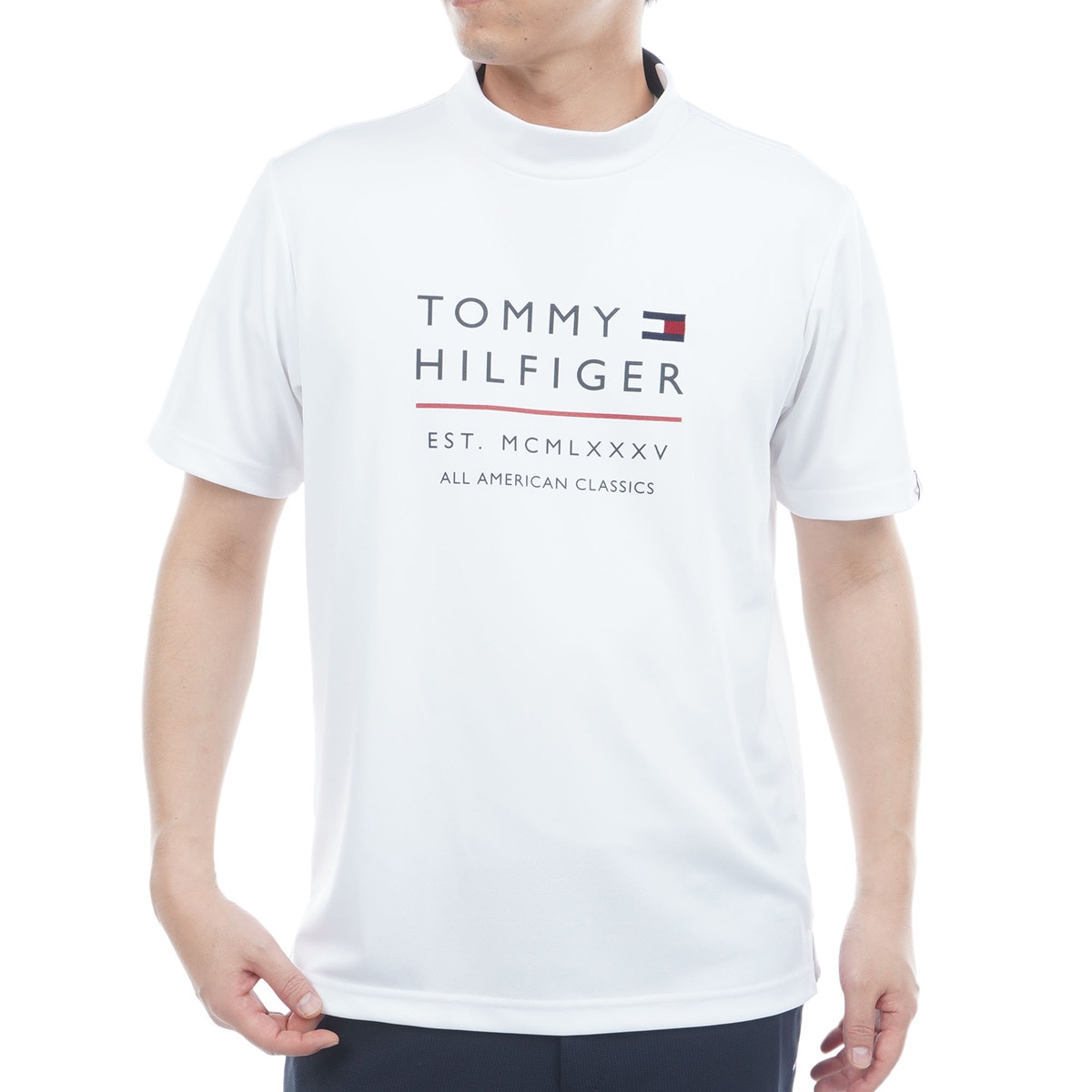 フロントロゴ モックネック半袖シャツ(半袖シャツ・ポロシャツ)|TOMMY