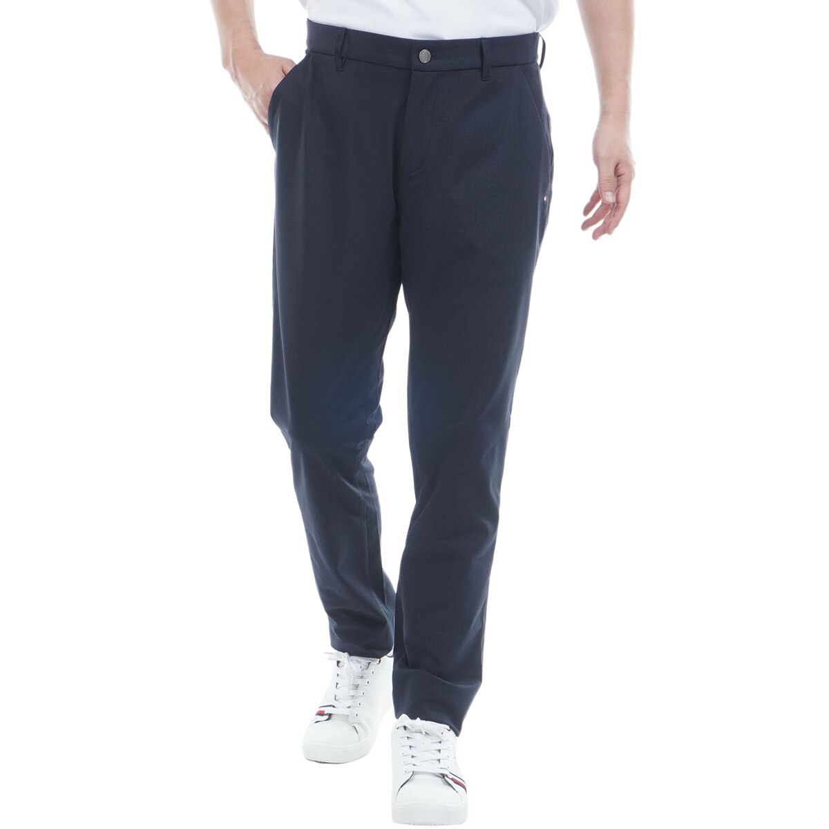   Golf トミーヒルフィガー ストレッチパンツ L ストレッチ メッシュ テーパードパンツ(ロングパンツ)|TOMMY HILFIGER