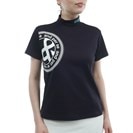 ストレッチ SWING DRY メッシュ モックネック半袖シャツ