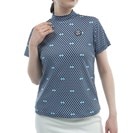 ストレッチ COOL is COOL プリンテッドモックネック半袖シャツ