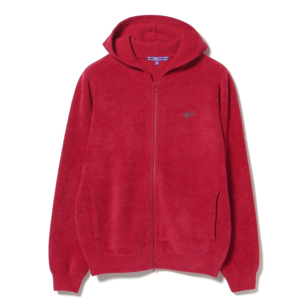 PURPLE LABEL パイル編み ニット フルジップ パーカー レディス(中間着